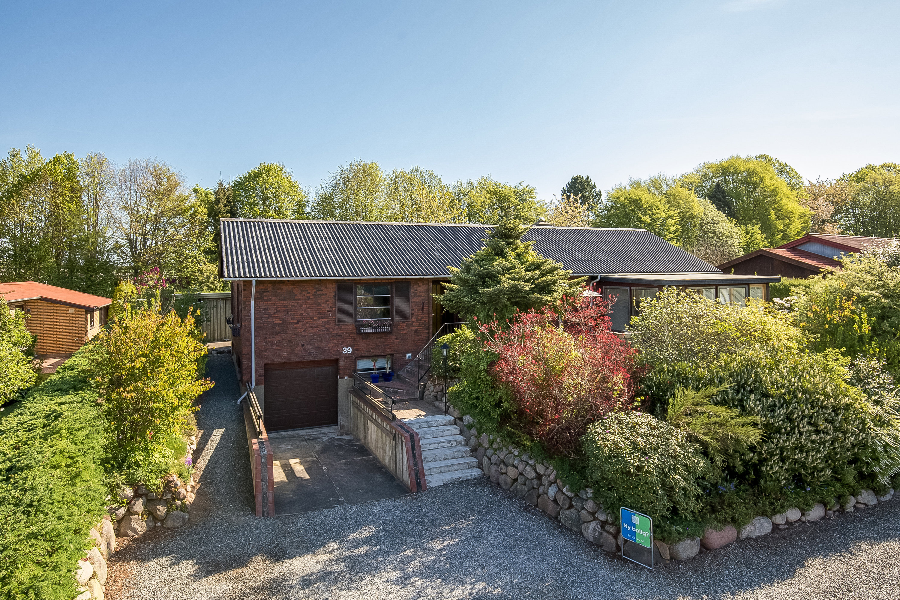 Fremhævet mastefoto billede i fuldskærmstilstand. Billede af Elbækvej 39, Elbæk, 7080 Børkop
