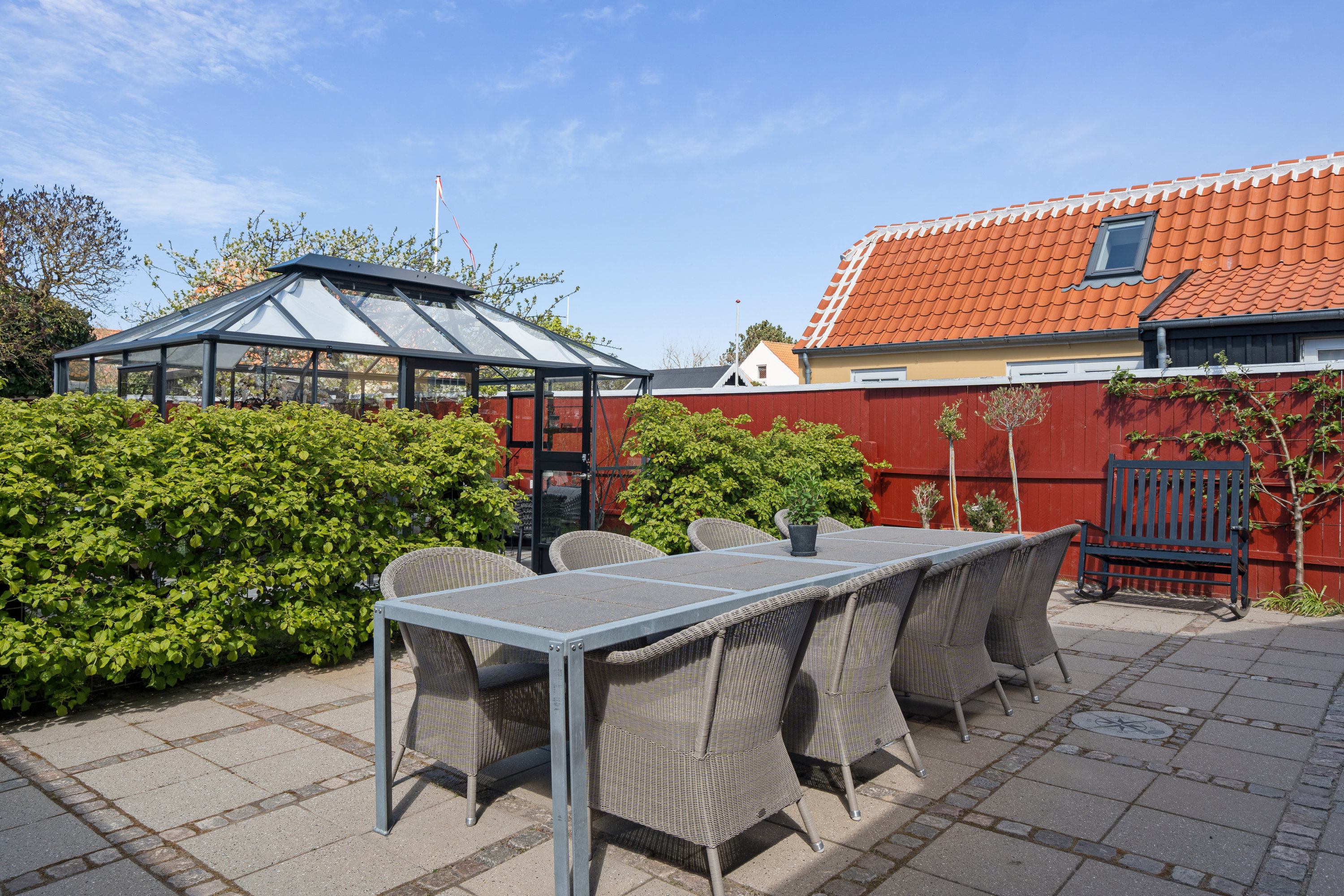 Fremhævet terrasse billede i fuldskærmstilstand. Billede af Skovvej 20, Midtbyen, 9990 Skagen