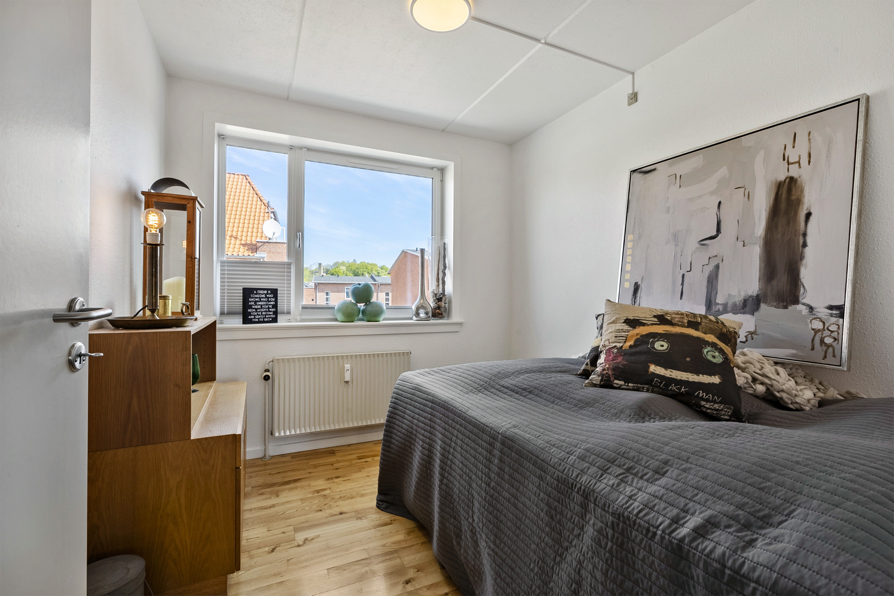 Fremhævet soveværelse billede i fuldskærmstilstand. Billede af Lavgade 32B, 1. th., 6200 Aabenraa