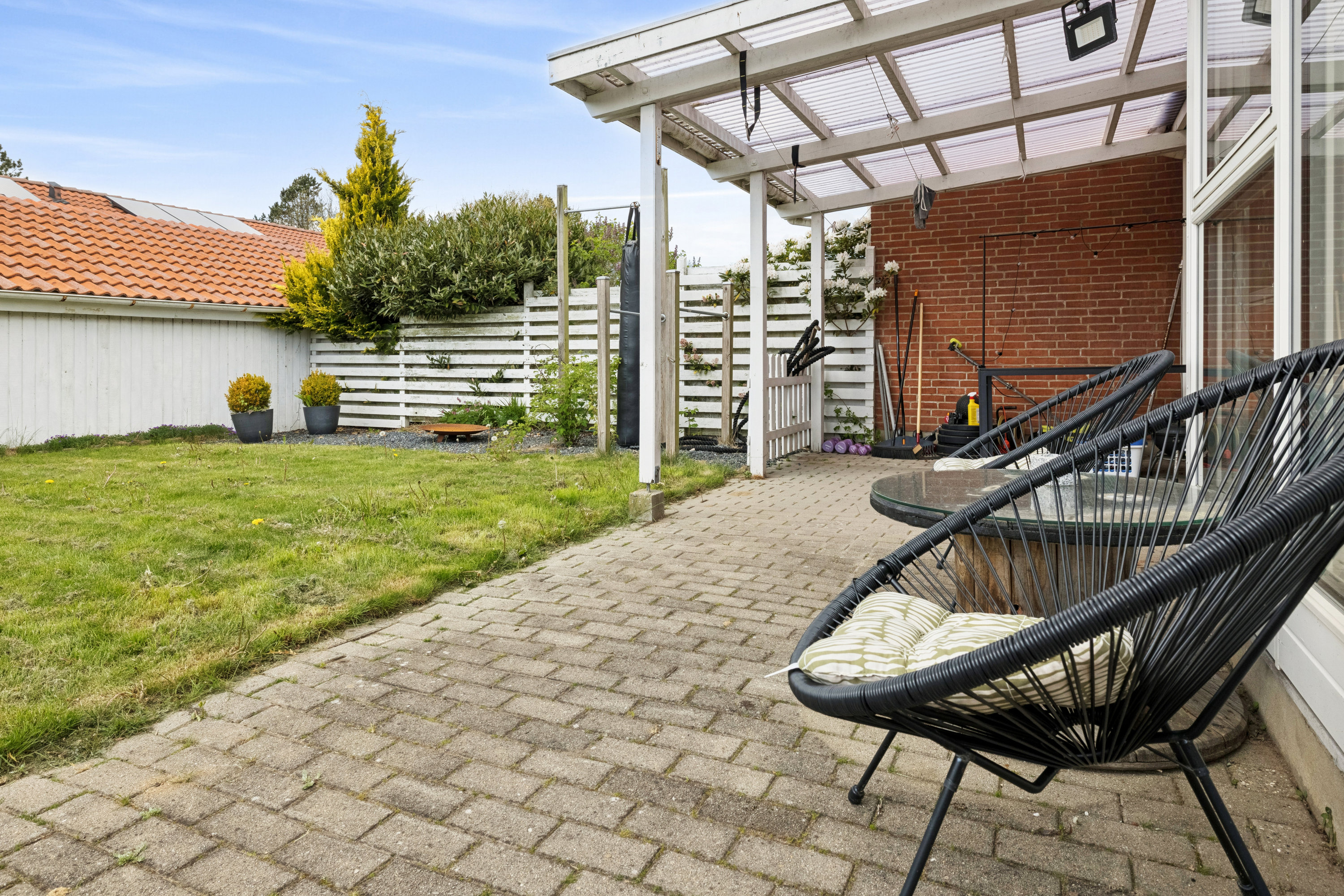 Fremhævet terrasse billede i fuldskærmstilstand. Billede af Kildevænget 4C, 8800 Viborg