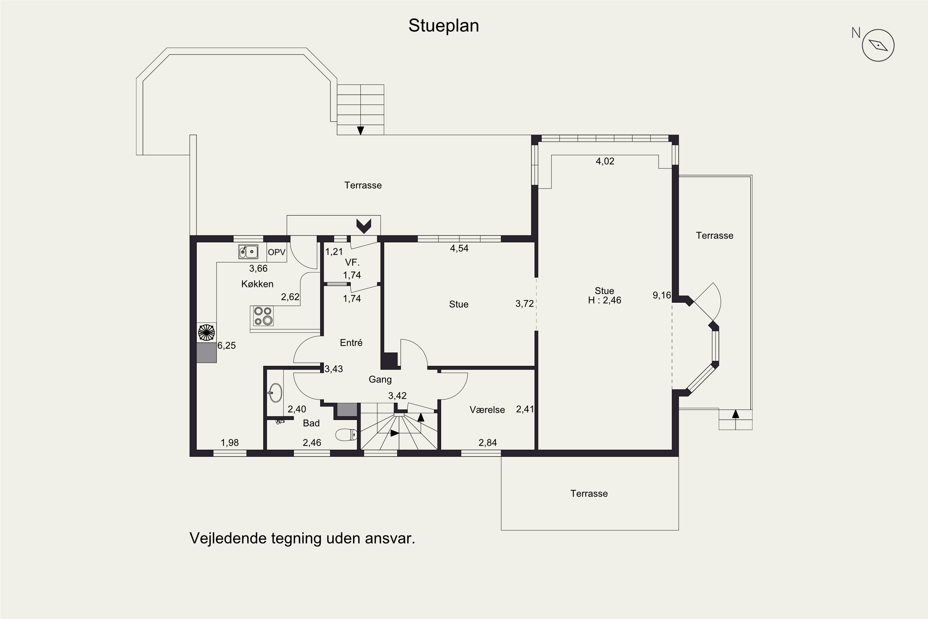 Plantegninger billede af Snoghøjvej 8, Snoghøj, 7000 Fredericia