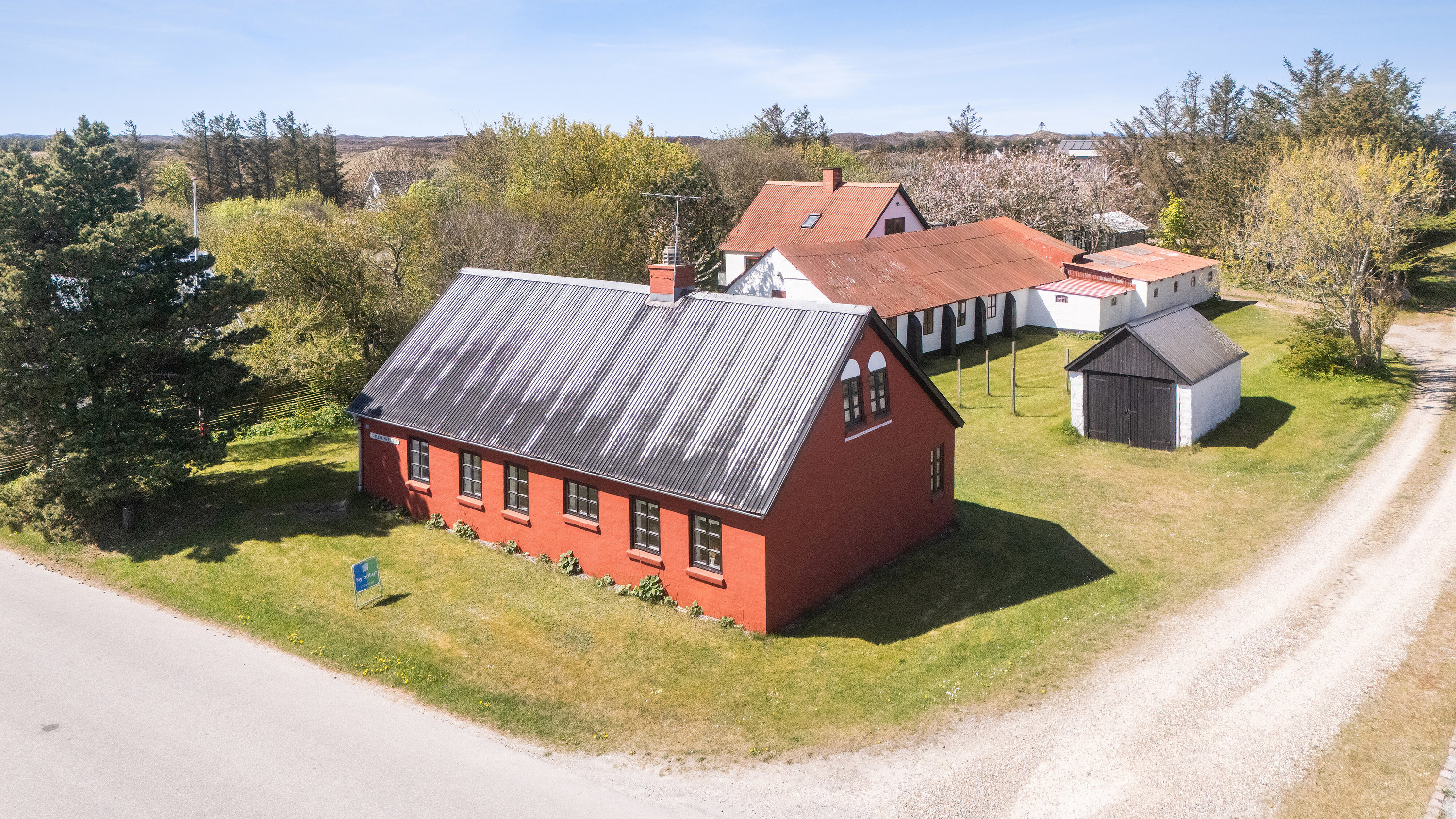 Fremhævet luftfoto billede i fuldskærmstilstand. Billede af Stenbjerg Kirke Vej 71, Stenbjerg, 7752 Snedsted