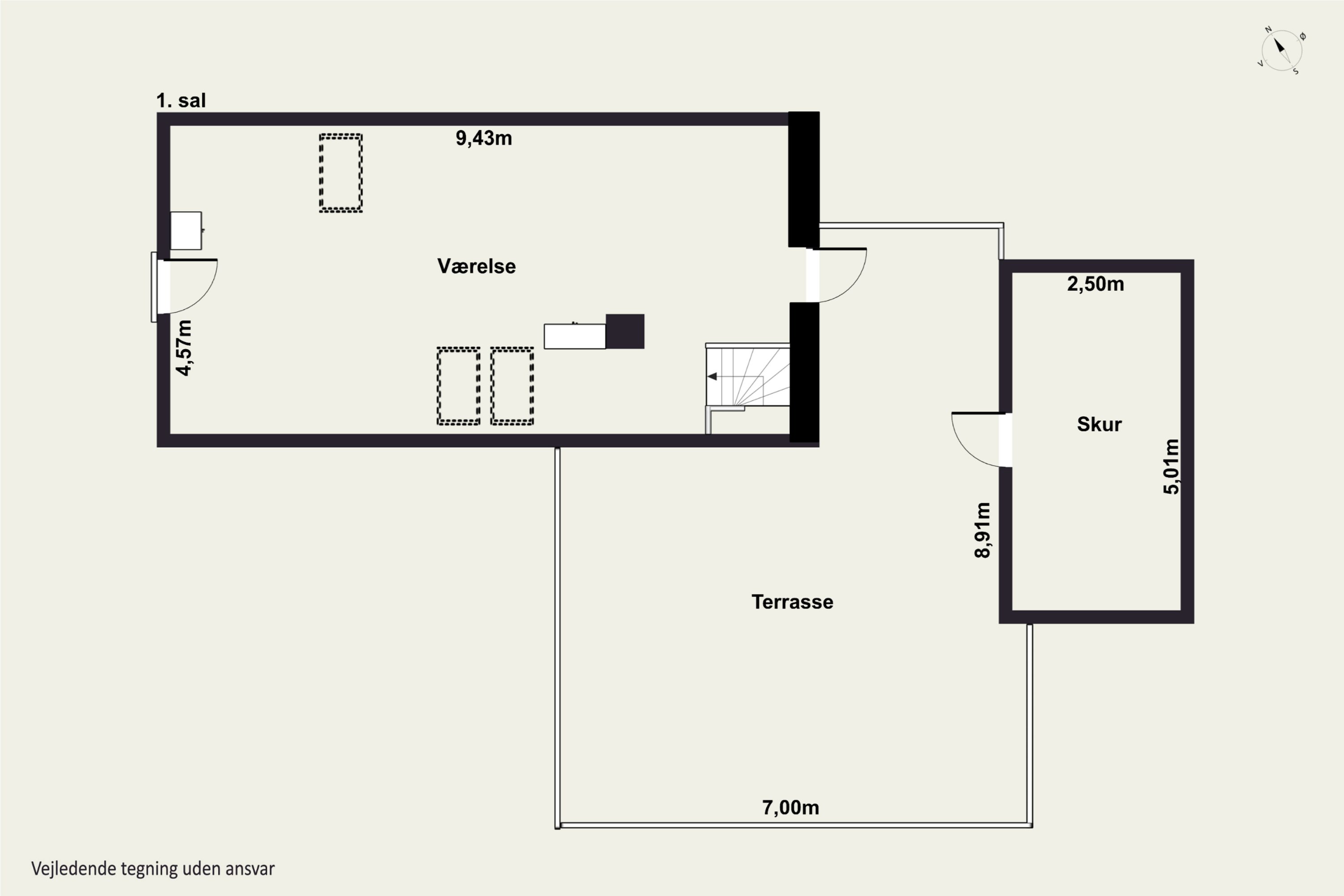 Plantegninger billede af Eskilstrupvej 30, Eskilstrup, 4560 Vig