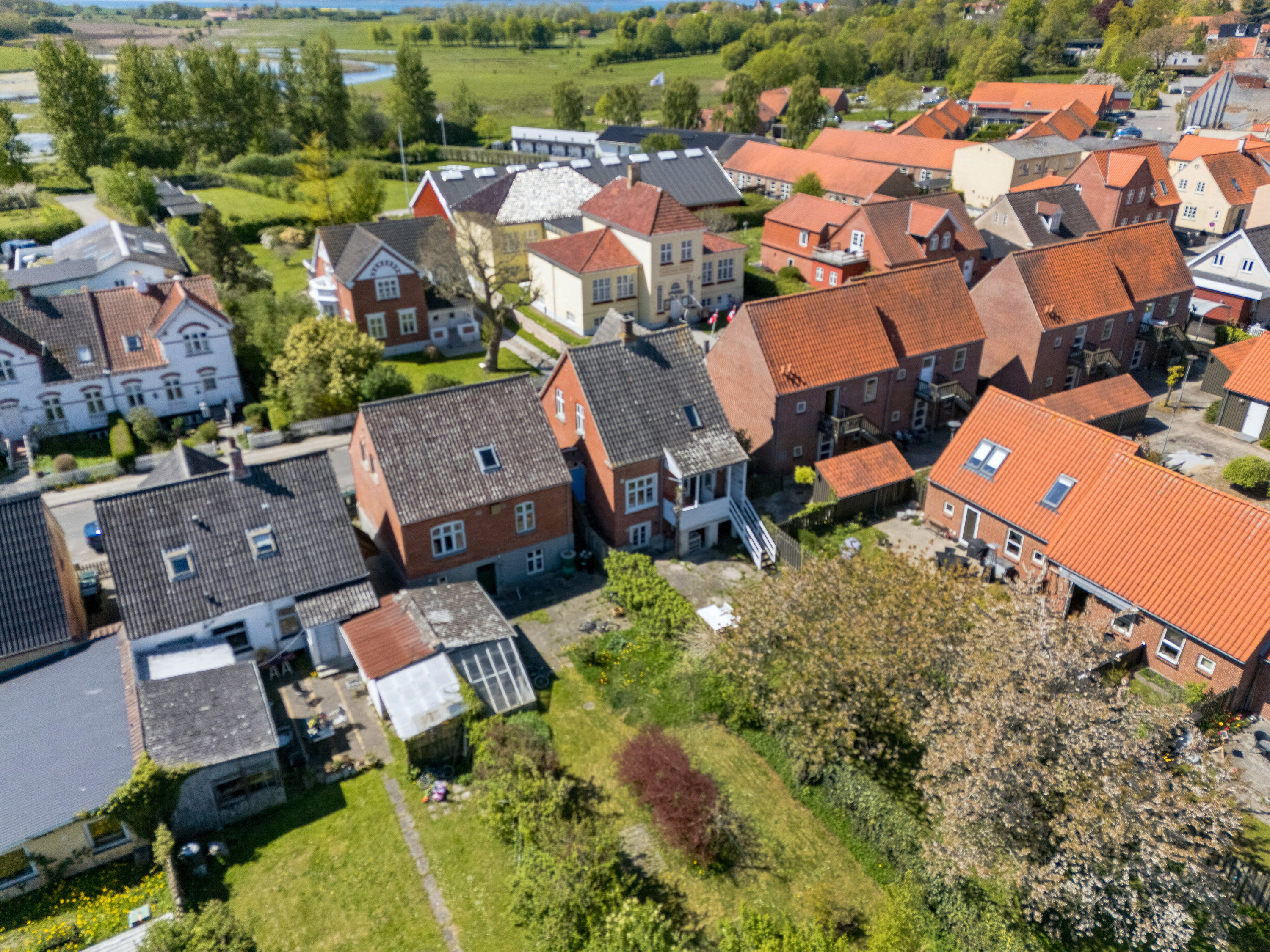 Fremhævet luftfoto billede i fuldskærmstilstand. Billede af Jens Winthers Vej 15, 5900 Rudkøbing