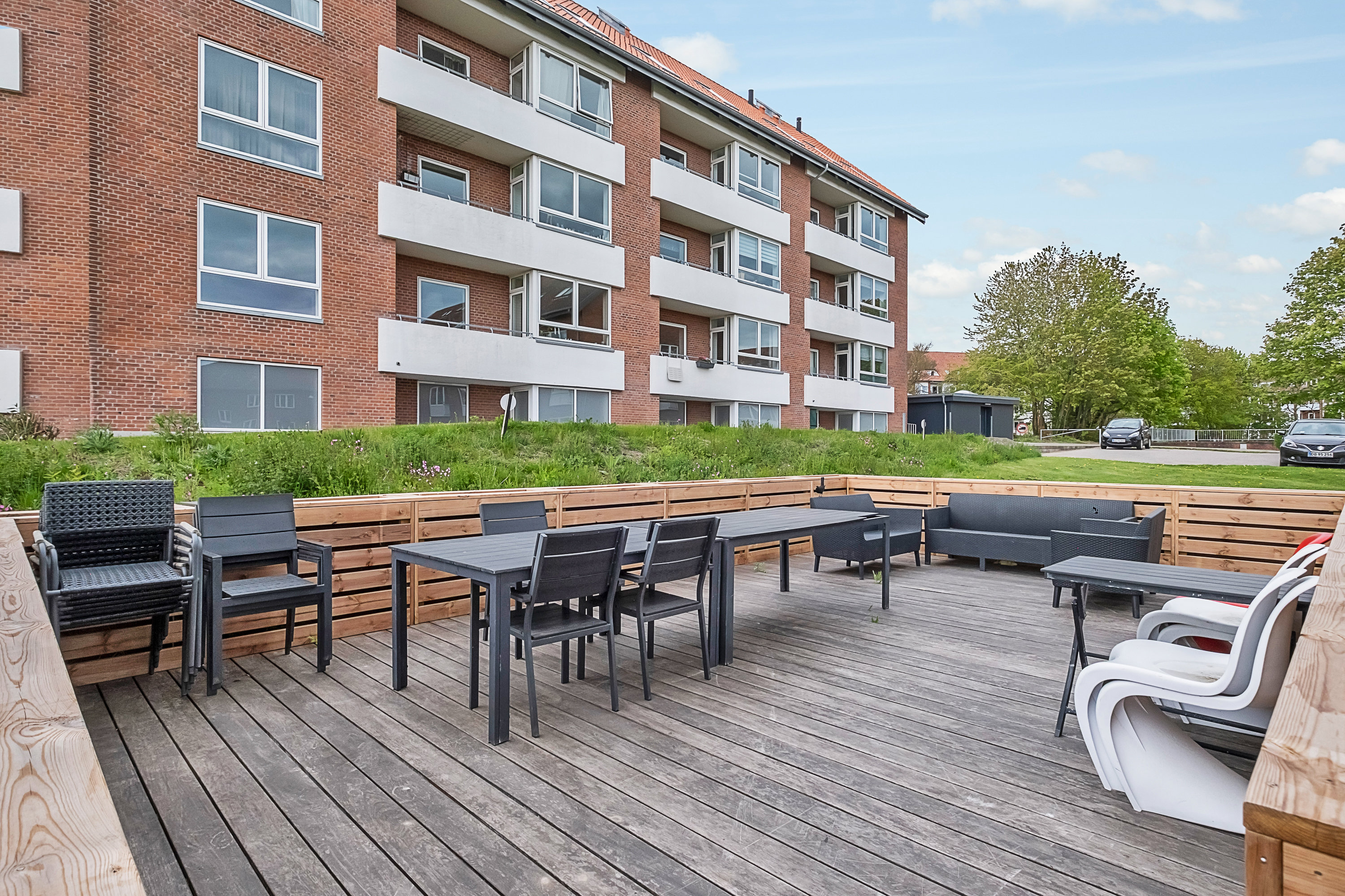Fremhævet terrasse billede i fuldskærmstilstand. Billede af Tøndergade 96, 3. th., 8000 Aarhus C