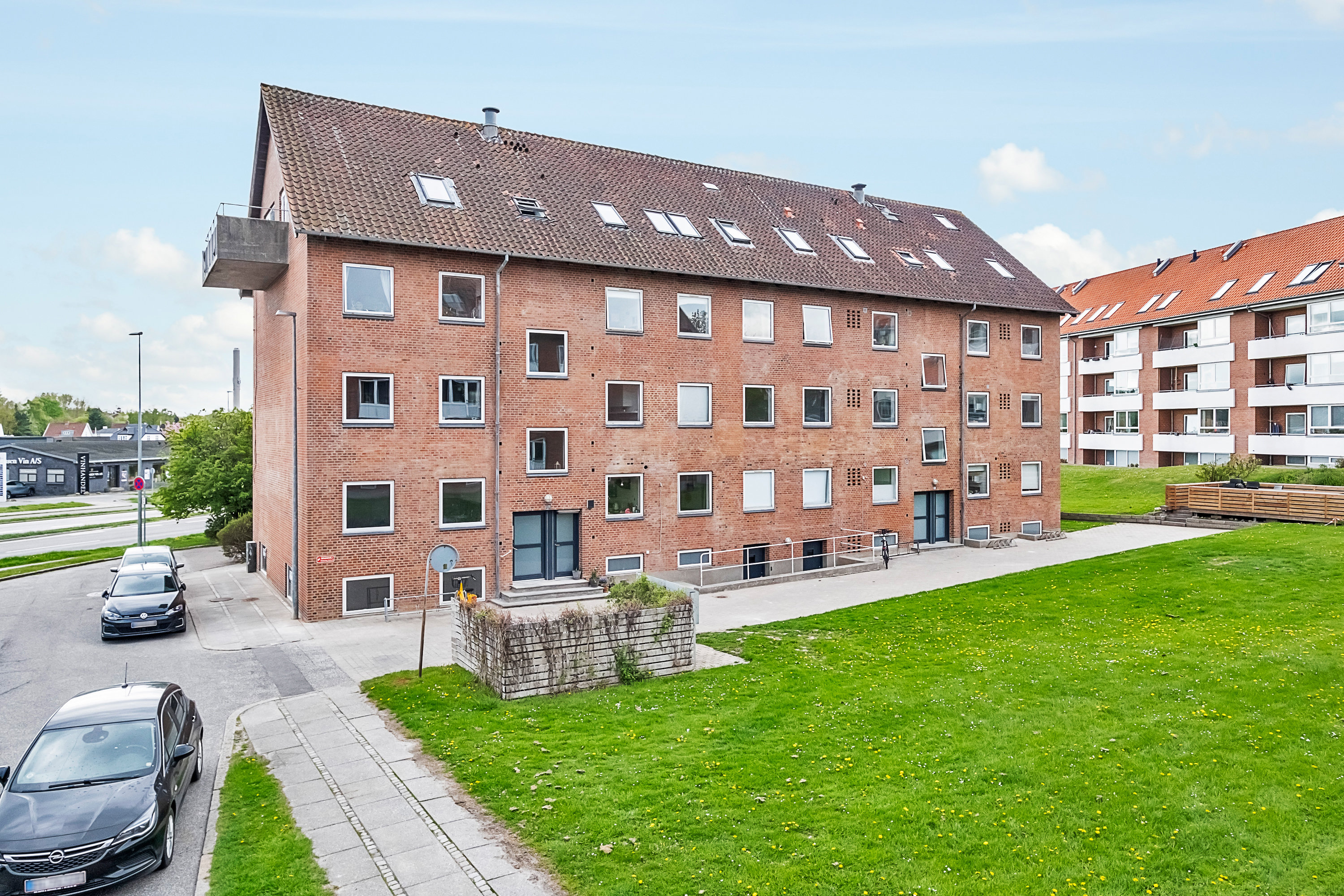 Fremhævet facade billede i fuldskærmstilstand. Billede af Tøndergade 96, 3. th., 8000 Aarhus C