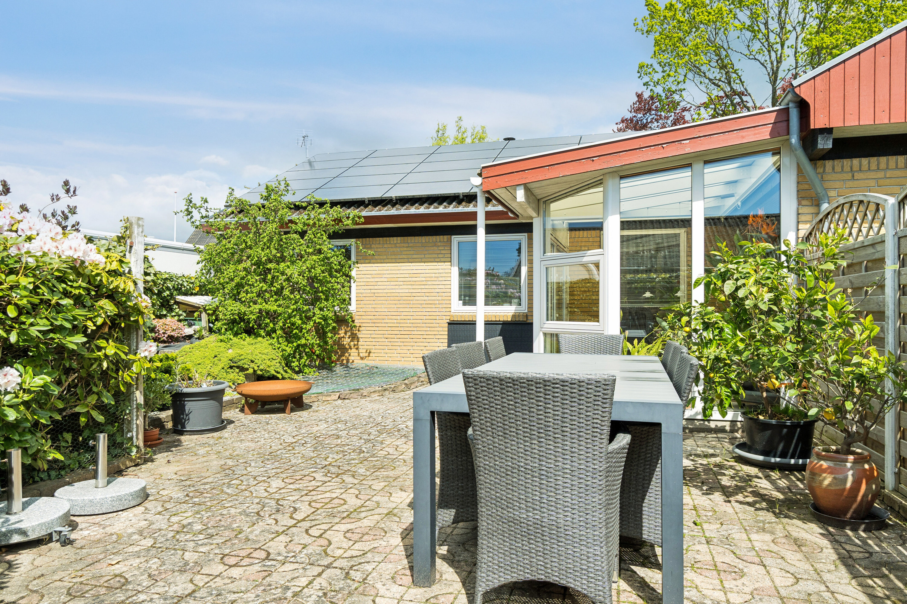 Fremhævet terrasse billede i fuldskærmstilstand. Billede af Sørby Parkvej 24, Sørbymagle, 4200 Slagelse