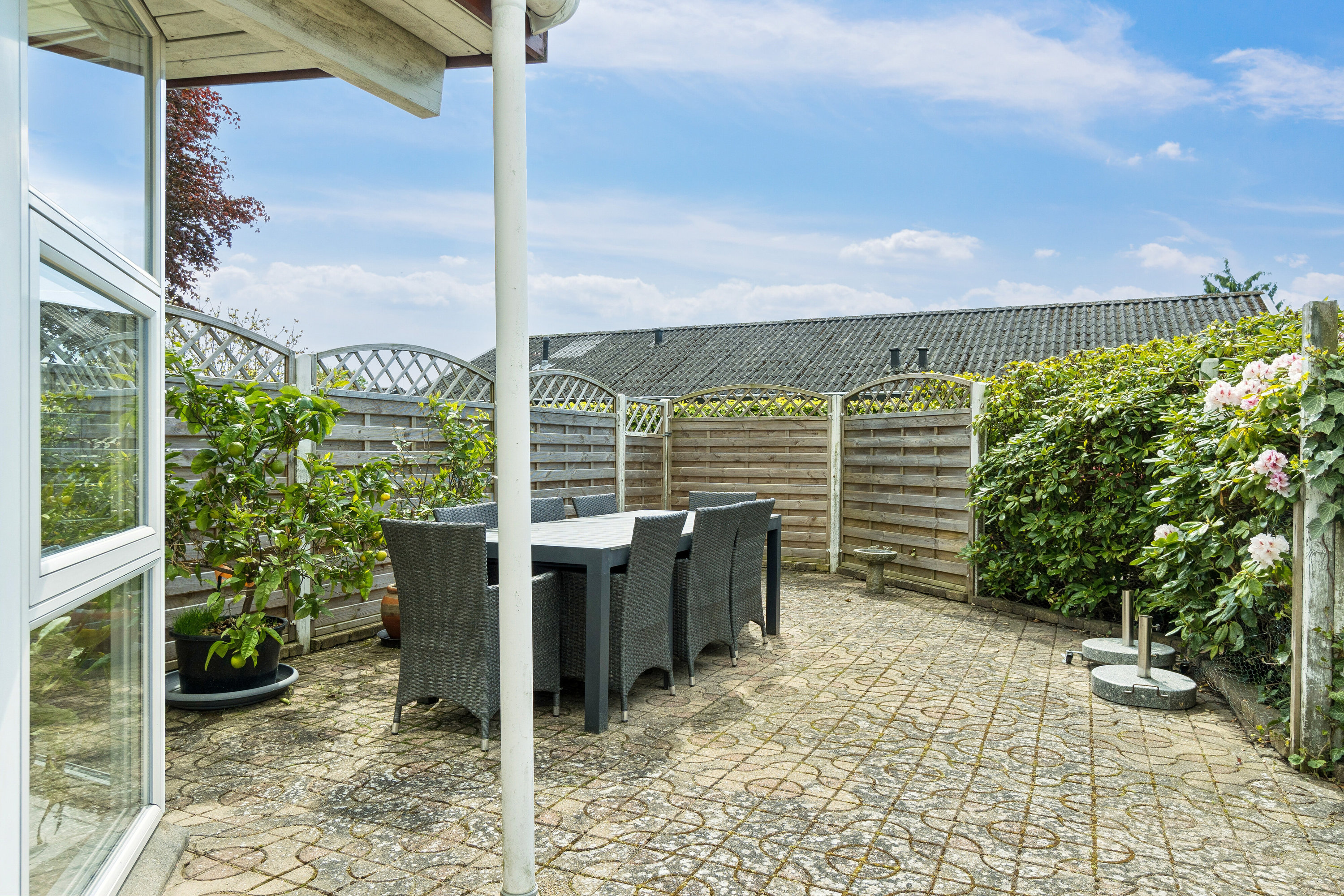 Fremhævet terrasse billede i fuldskærmstilstand. Billede af Sørby Parkvej 24, Sørbymagle, 4200 Slagelse
