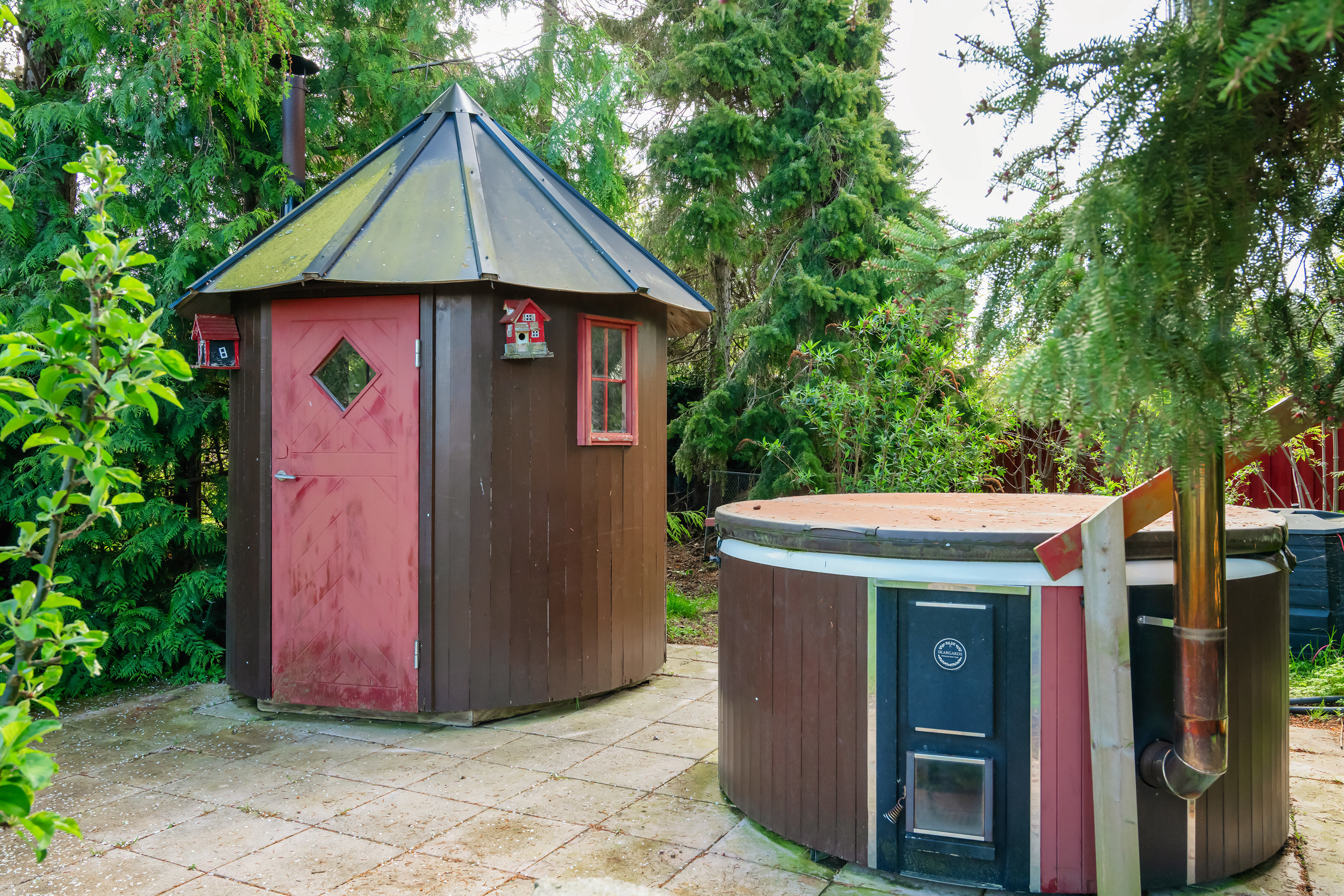 Fremhævet sauna billede i fuldskærmstilstand. Billede af Valmuevej 17, Bøtø, 4873 Væggerløse