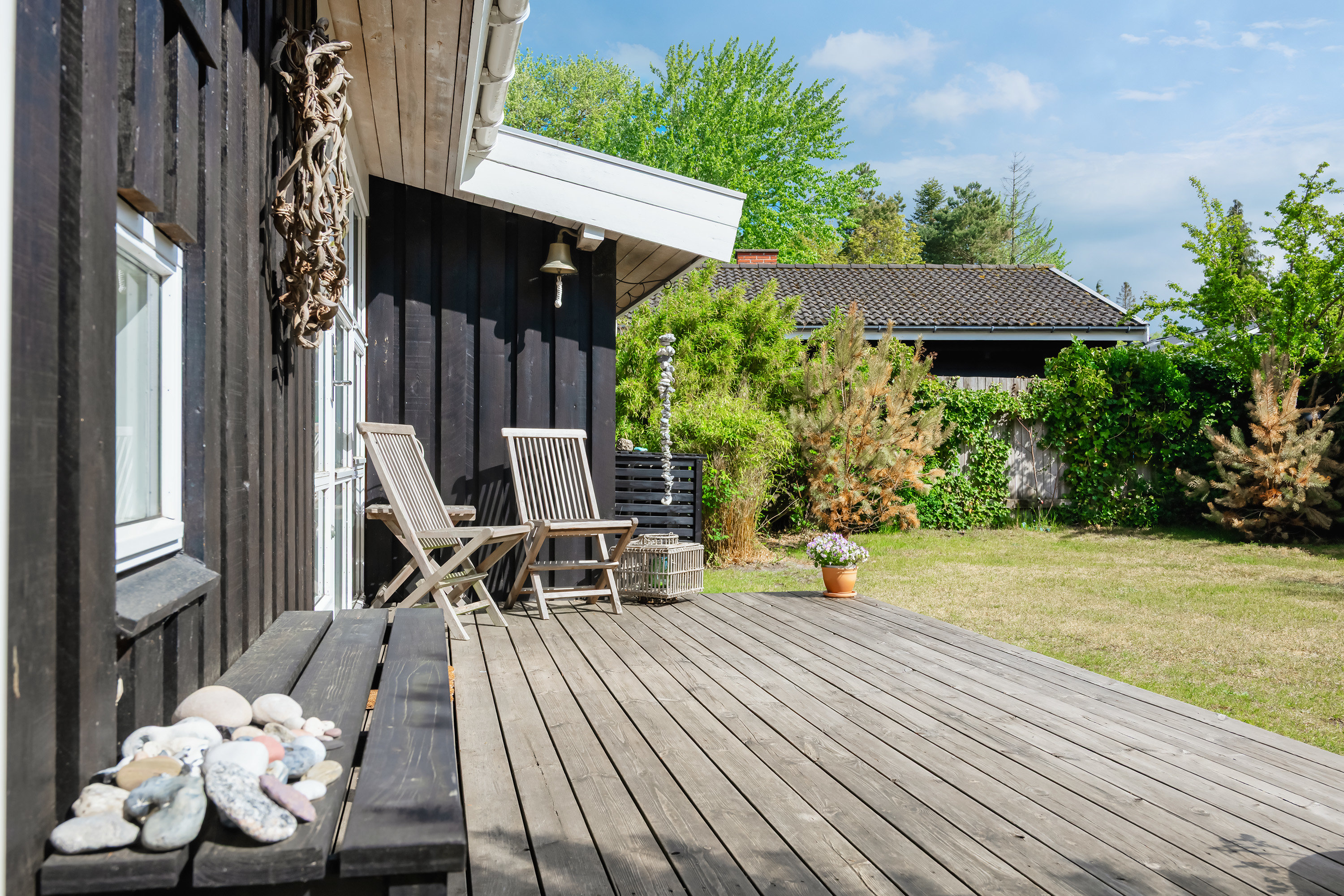 Fremhævet terrasse billede i fuldskærmstilstand. Billede af Resedavej 2, Bøtø, 4873 Væggerløse