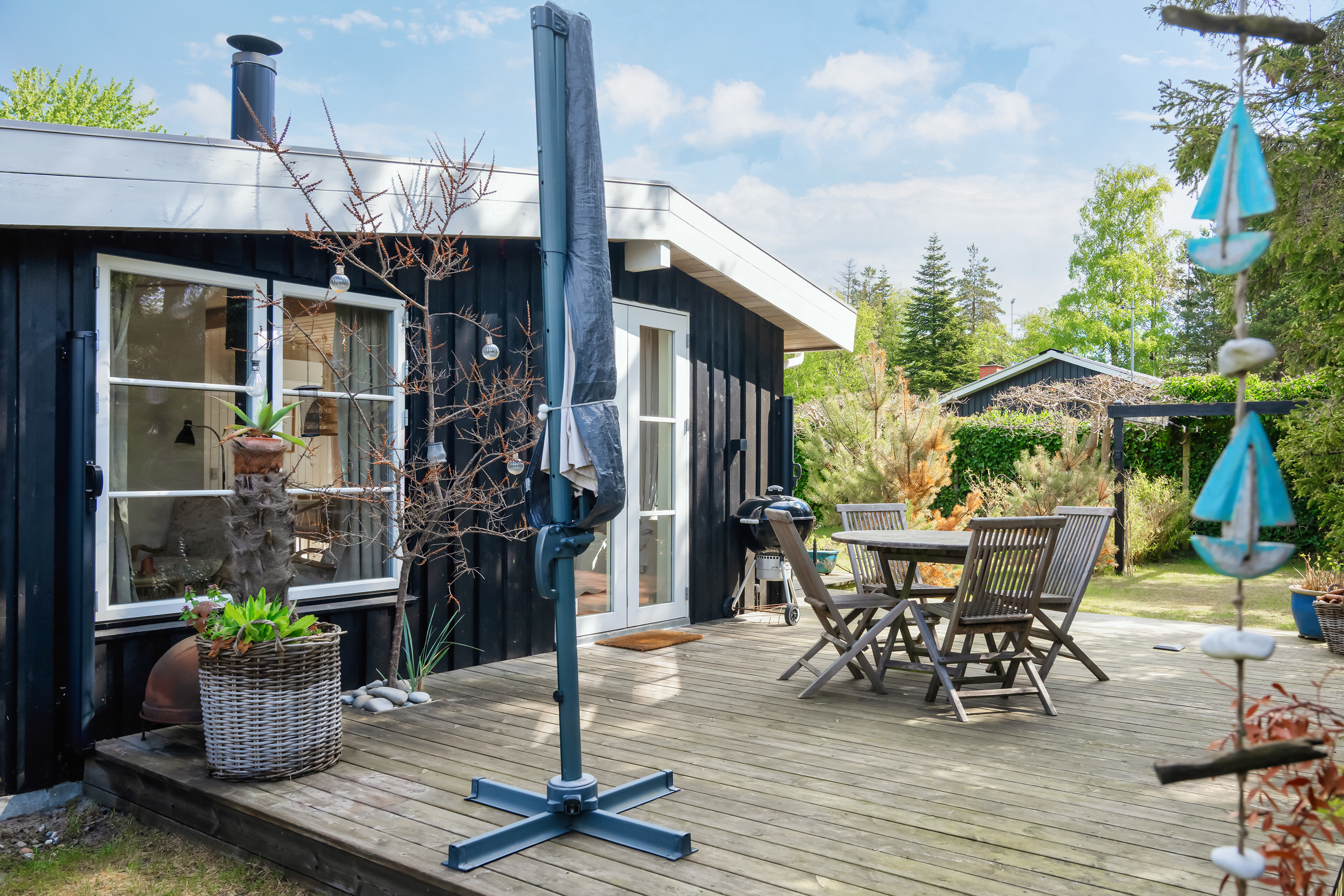 Fremhævet terrasse billede i fuldskærmstilstand. Billede af Resedavej 2, Bøtø, 4873 Væggerløse