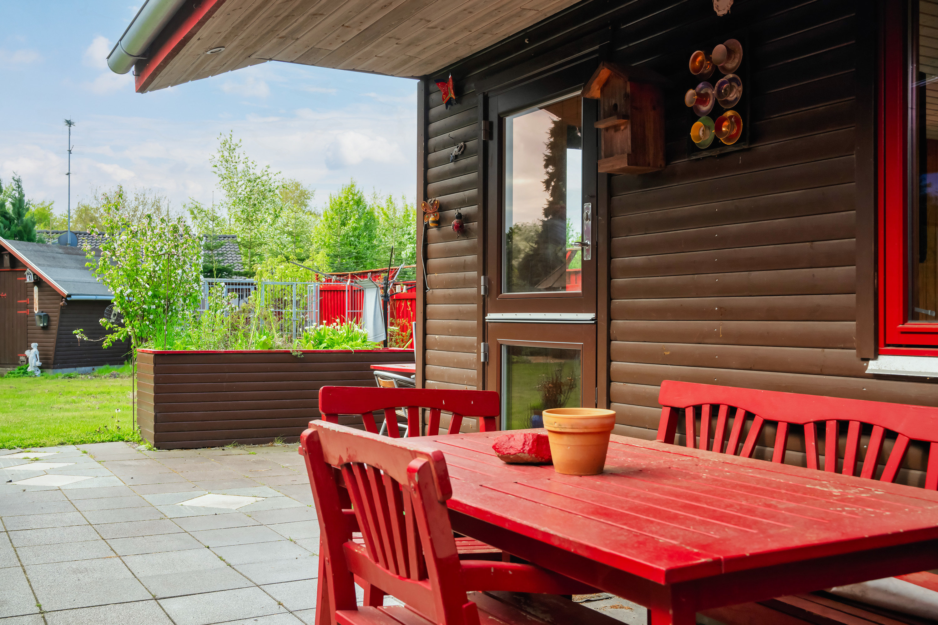 Fremhævet terrasse billede i fuldskærmstilstand. Billede af Valmuevej 17, Bøtø, 4873 Væggerløse