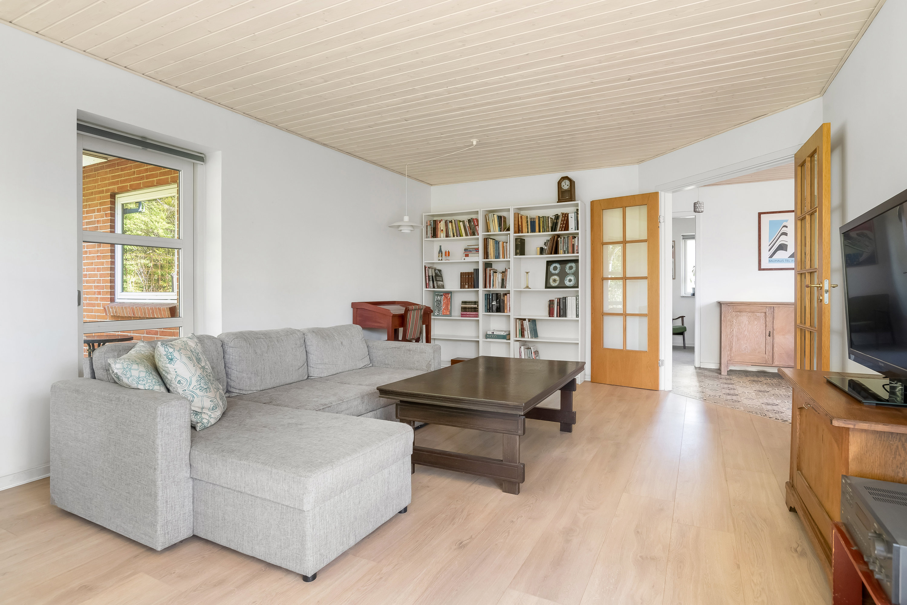 Fremhævet stue billede i fuldskærmstilstand. Billede af Kofeltvej 111, Idom, 7500 Holstebro