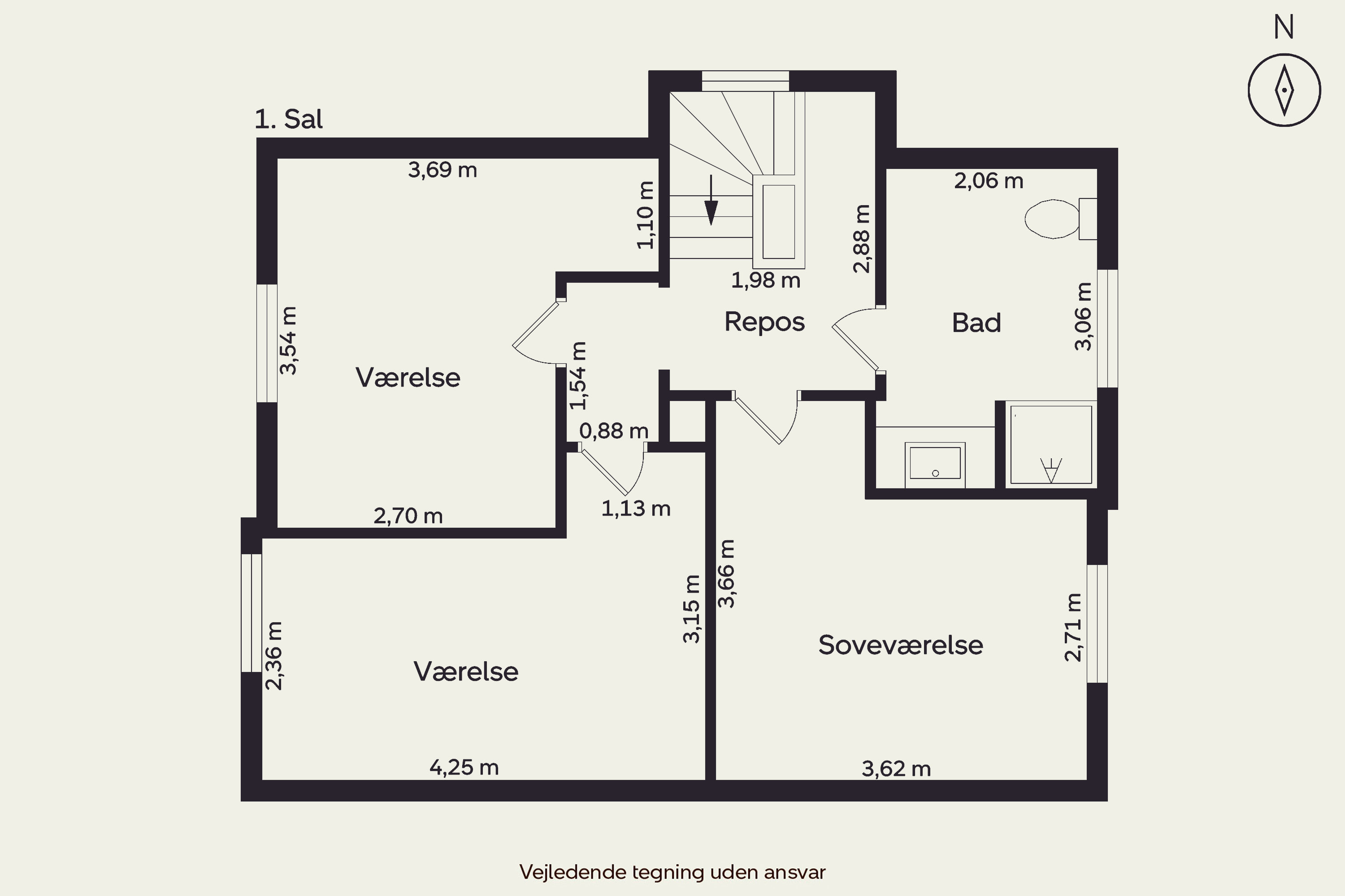 Plantegninger billede af Tallerupvej 65, Tommerup St, 5690 Tommerup