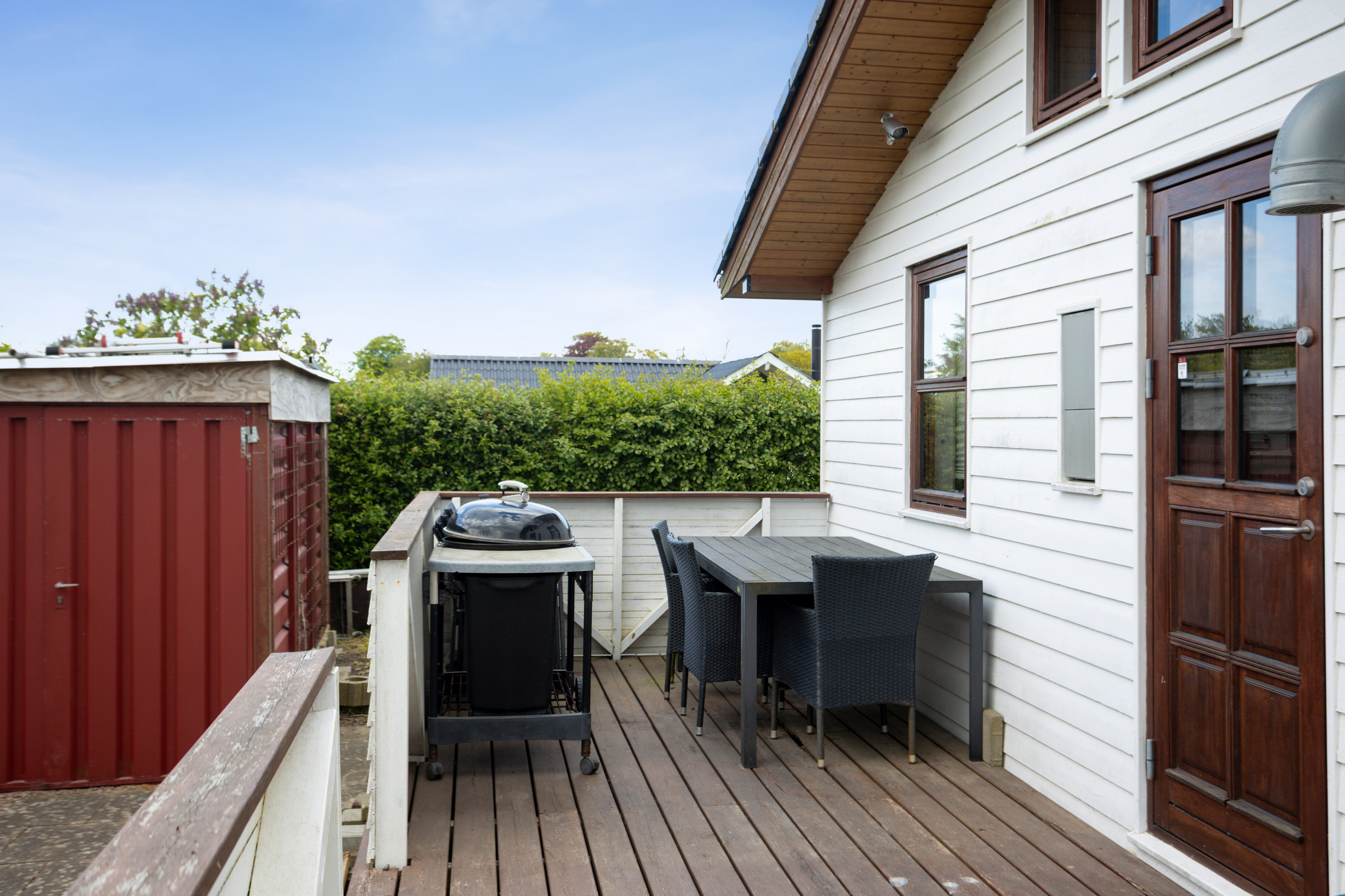 Fremhævet terrasse billede i fuldskærmstilstand. Billede af Kystvejen 25, Eskov, 7870 Roslev