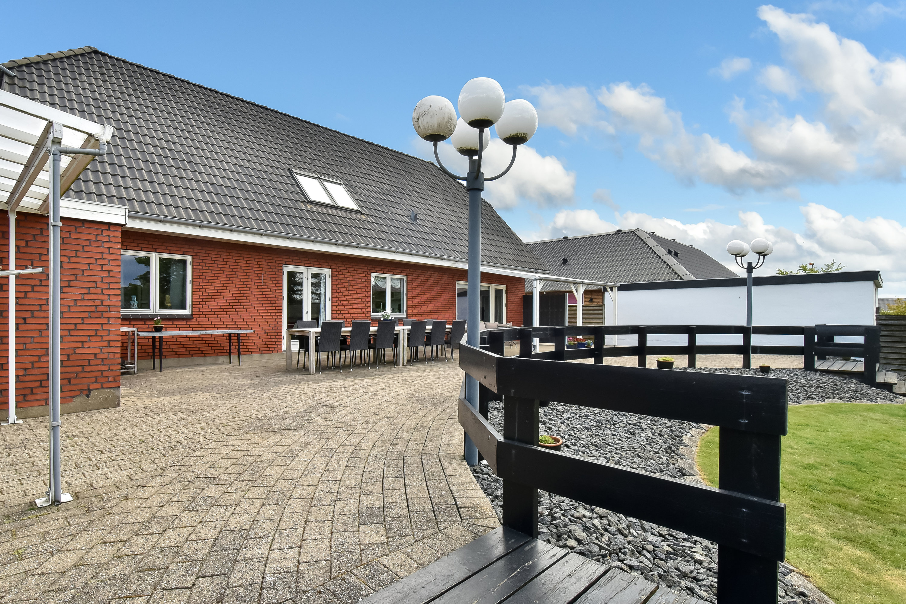 Fremhævet terrasse billede i fuldskærmstilstand. Billede af Bytoften 95, Tjørring, 7400 Herning