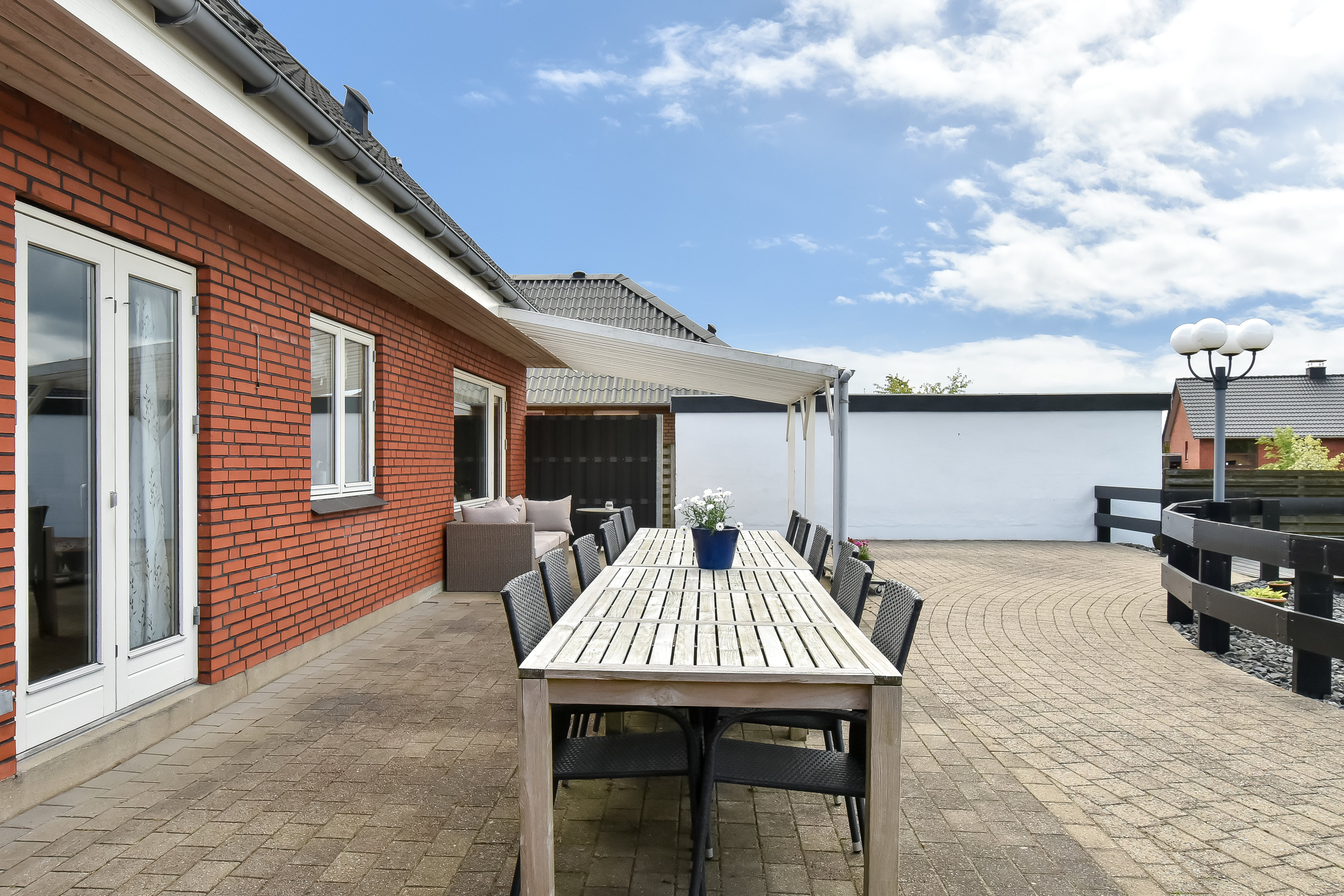 Fremhævet terrasse billede i fuldskærmstilstand. Billede af Bytoften 95, Tjørring, 7400 Herning