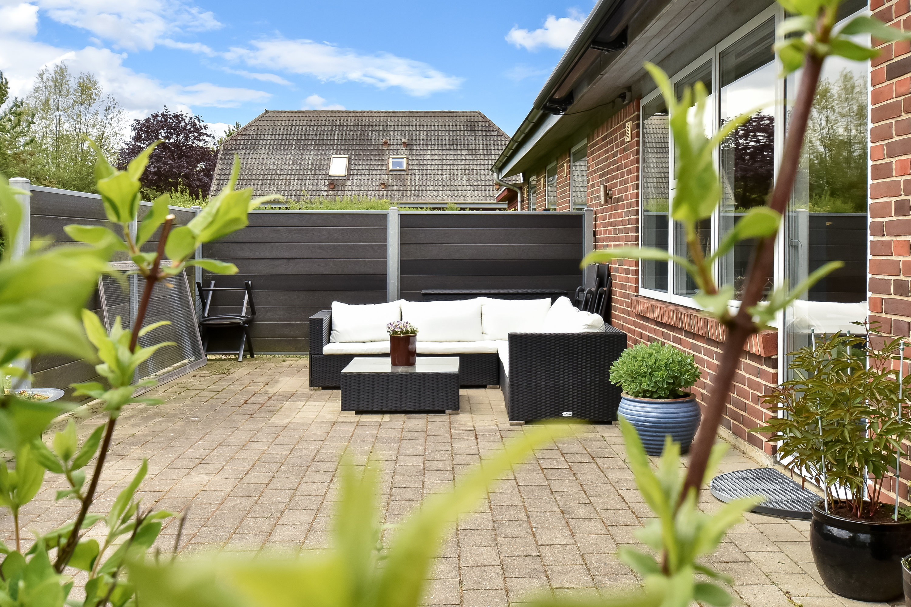 Fremhævet terrasse billede i fuldskærmstilstand. Billede af Toftbjerg 27, Snejbjerg, 7400 Herning