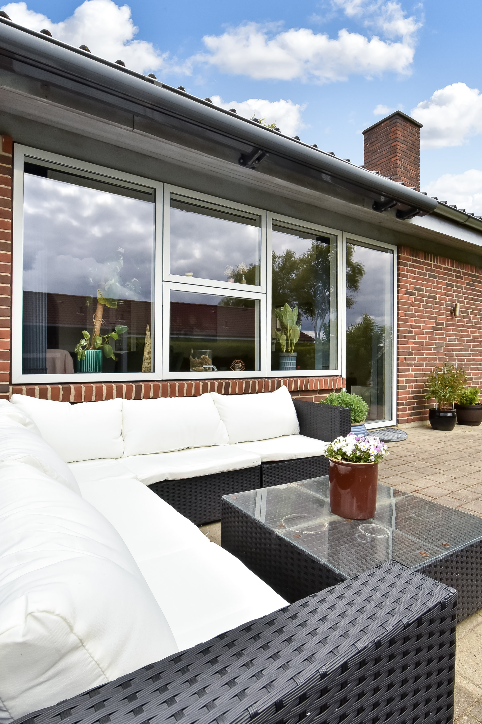 Fremhævet terrasse billede i fuldskærmstilstand. Billede af Toftbjerg 27, Snejbjerg, 7400 Herning