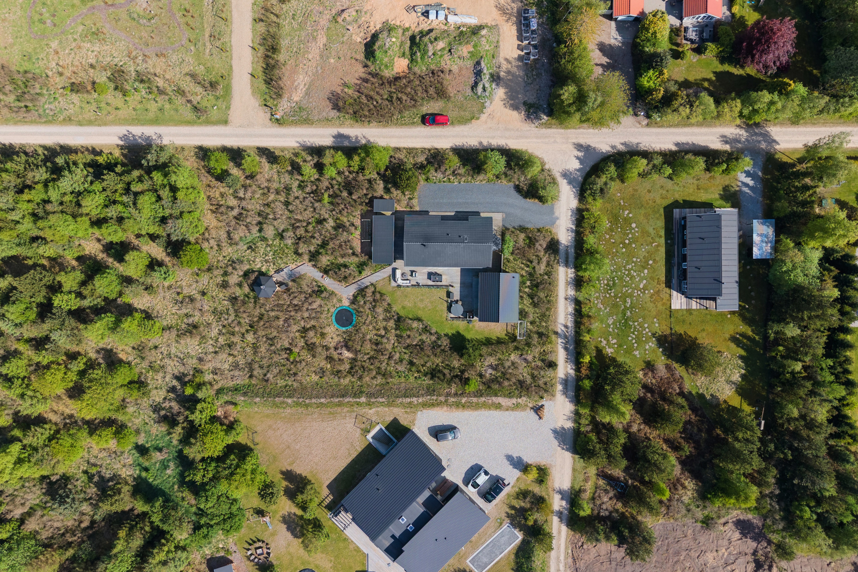 Fremhævet luftfoto billede i fuldskærmstilstand. Billede af Bronzehøjen 17, Virksund, 7840 Højslev