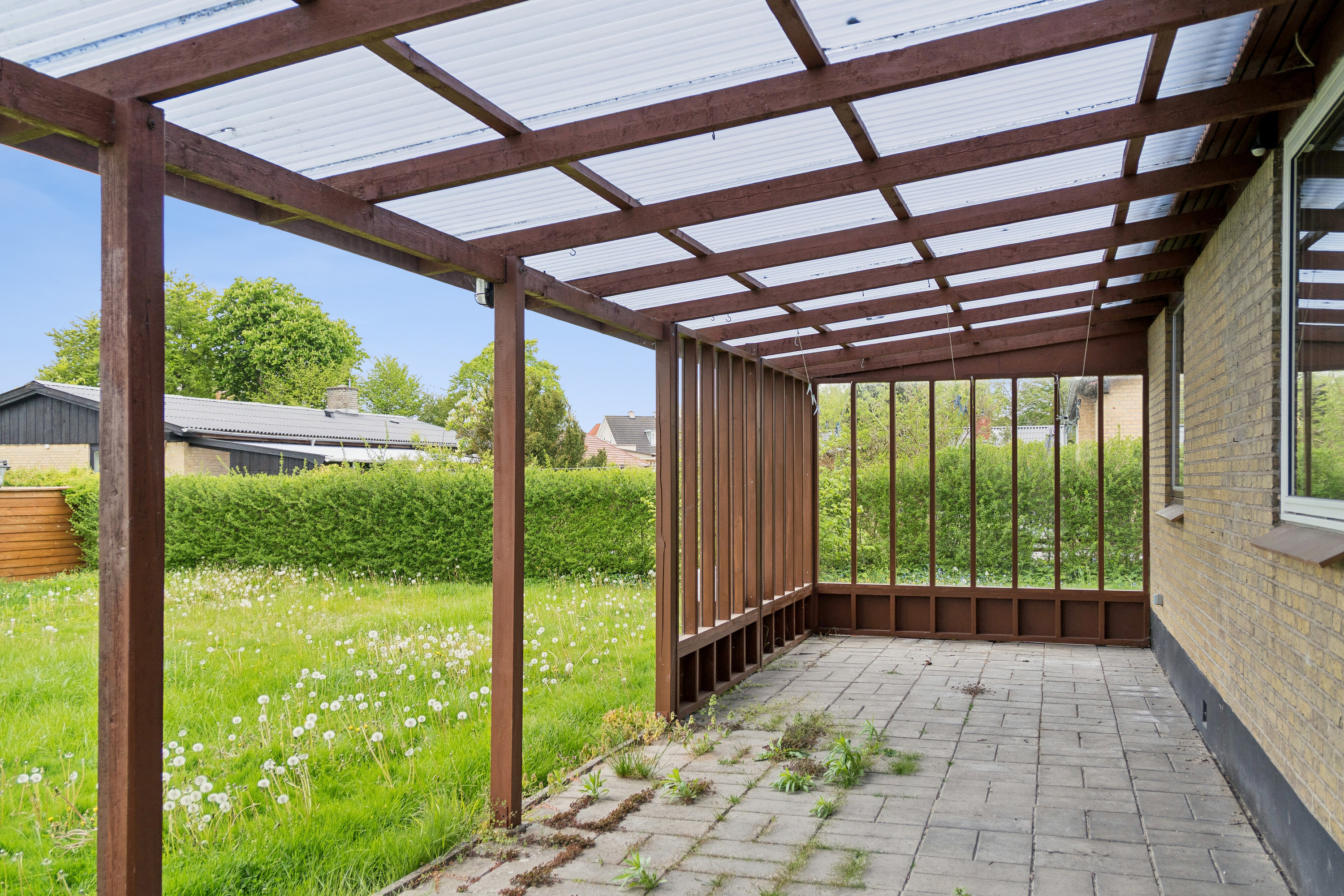 Fremhævet terrasse billede i fuldskærmstilstand. Billede af Drejøvej 13, 5700 Svendborg