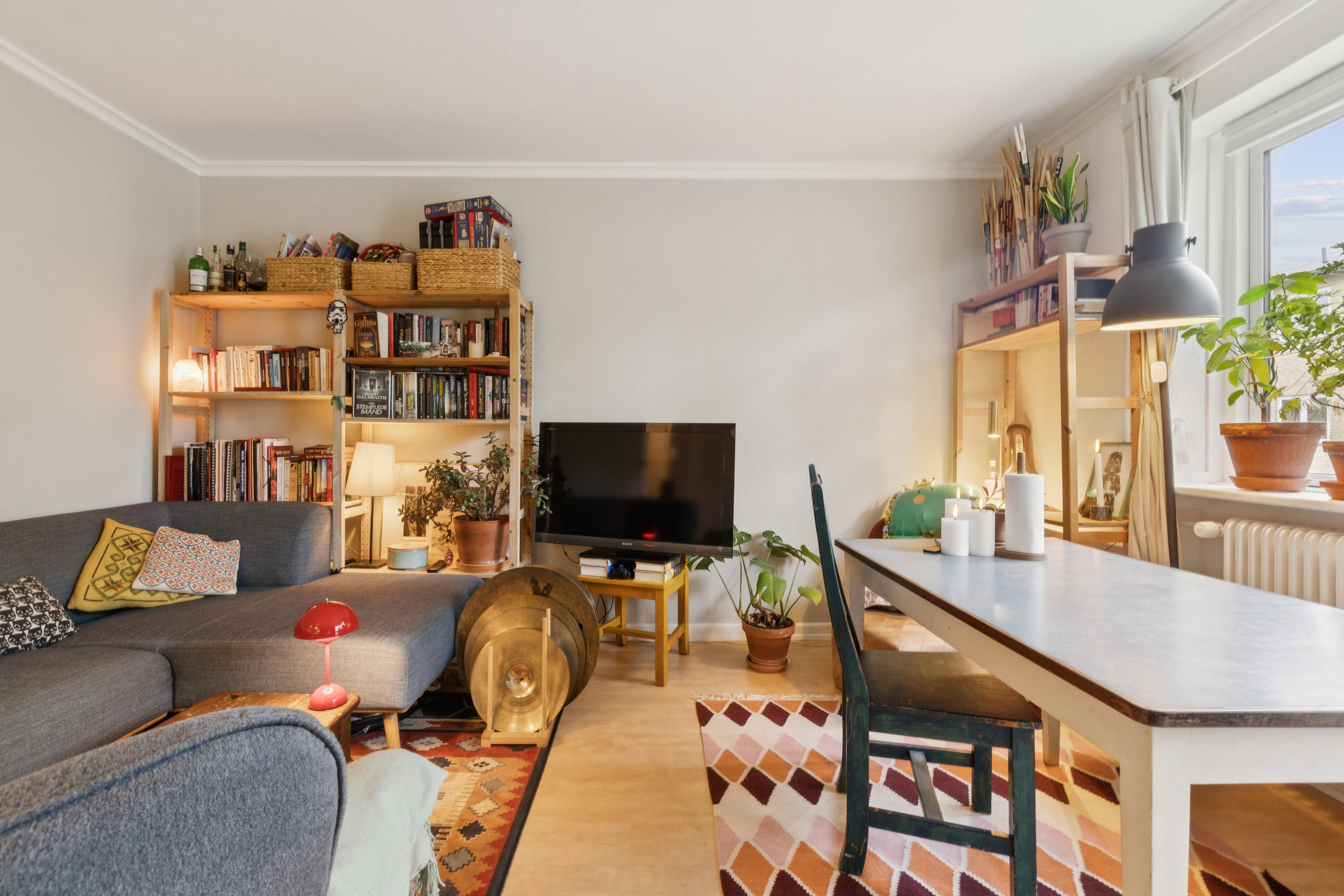 Fremhævet spisestue billede i fuldskærmstilstand. Billede af Backersvej 45, 1. tv., 2300 København S