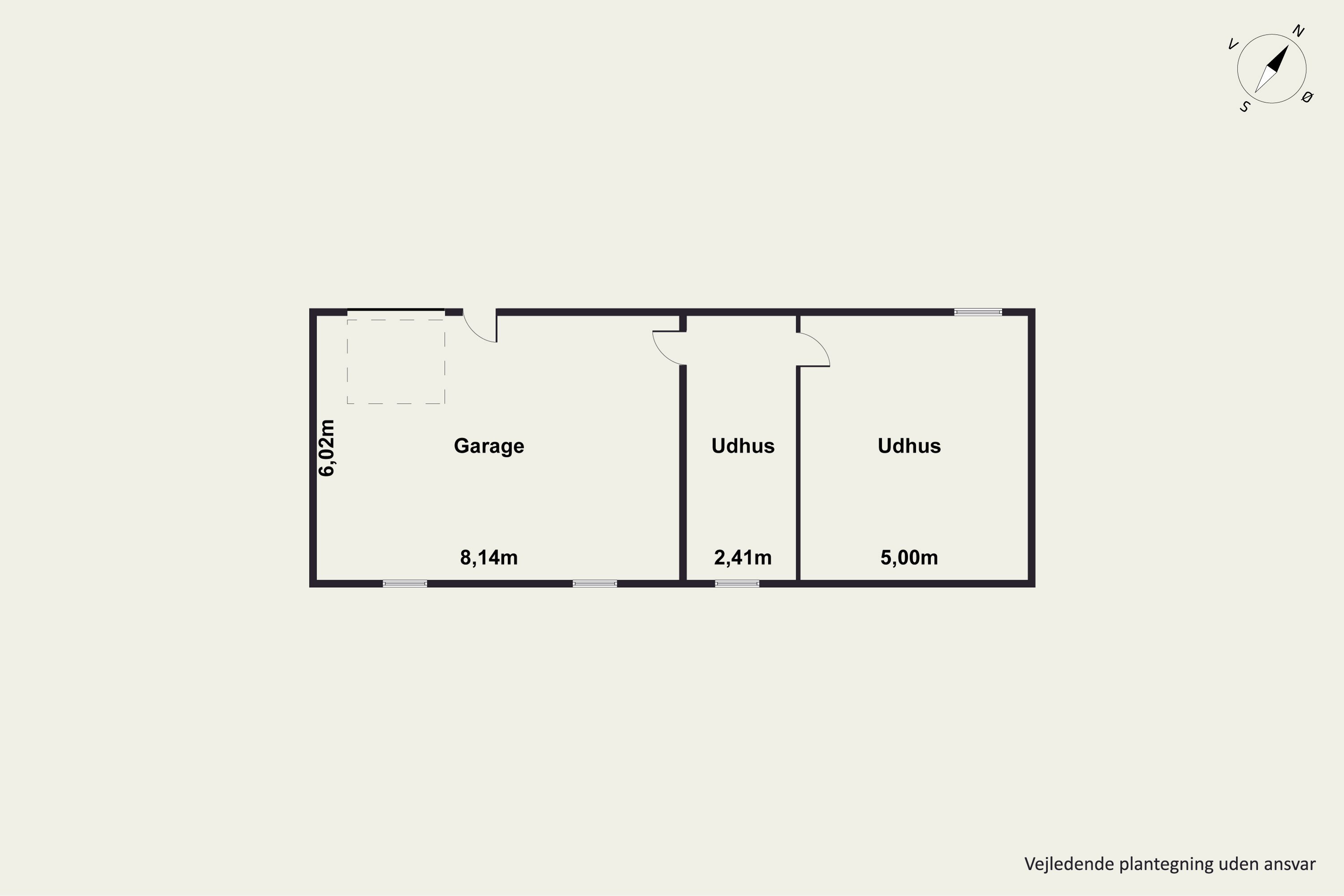 Plantegninger billede af Nordkystvejen 43, Rygård Strand, 8961 Allingåbro