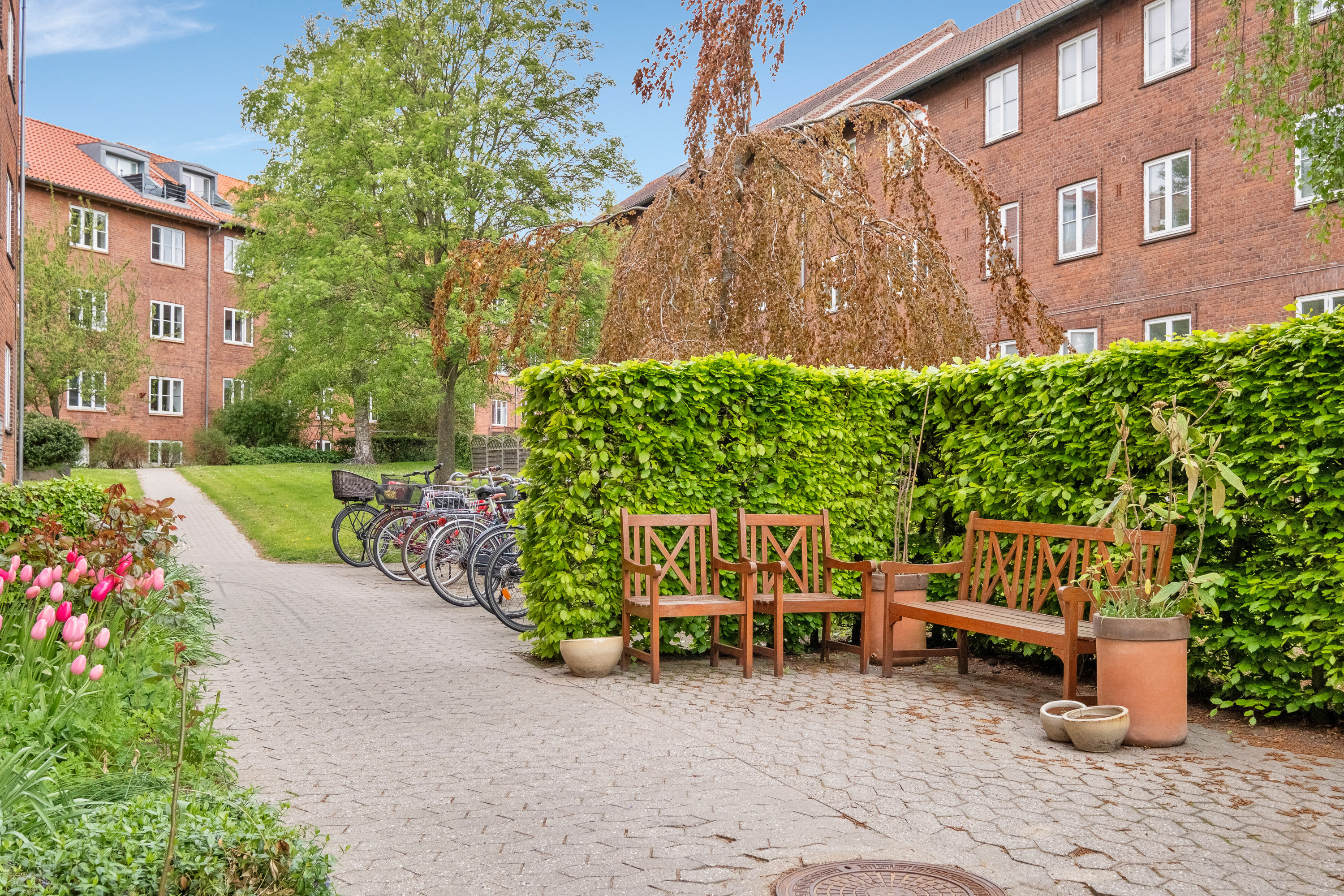 Fremhævet terrasse billede i fuldskærmstilstand. Billede af Skanderborgvej 94, 2. 4., 8000 Aarhus C