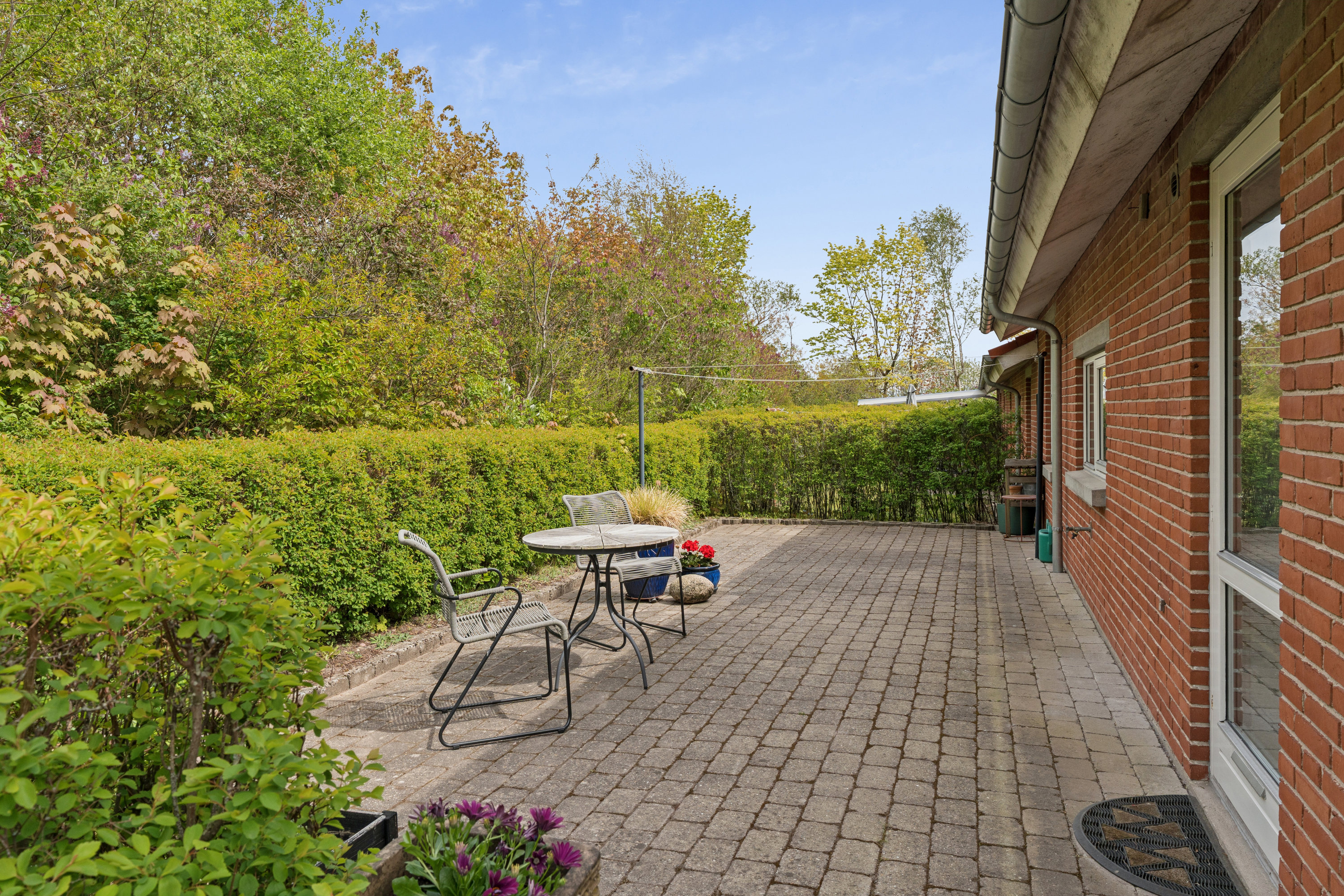Fremhævet terrasse billede i fuldskærmstilstand. Billede af Hedelunden 30, 9530 Støvring