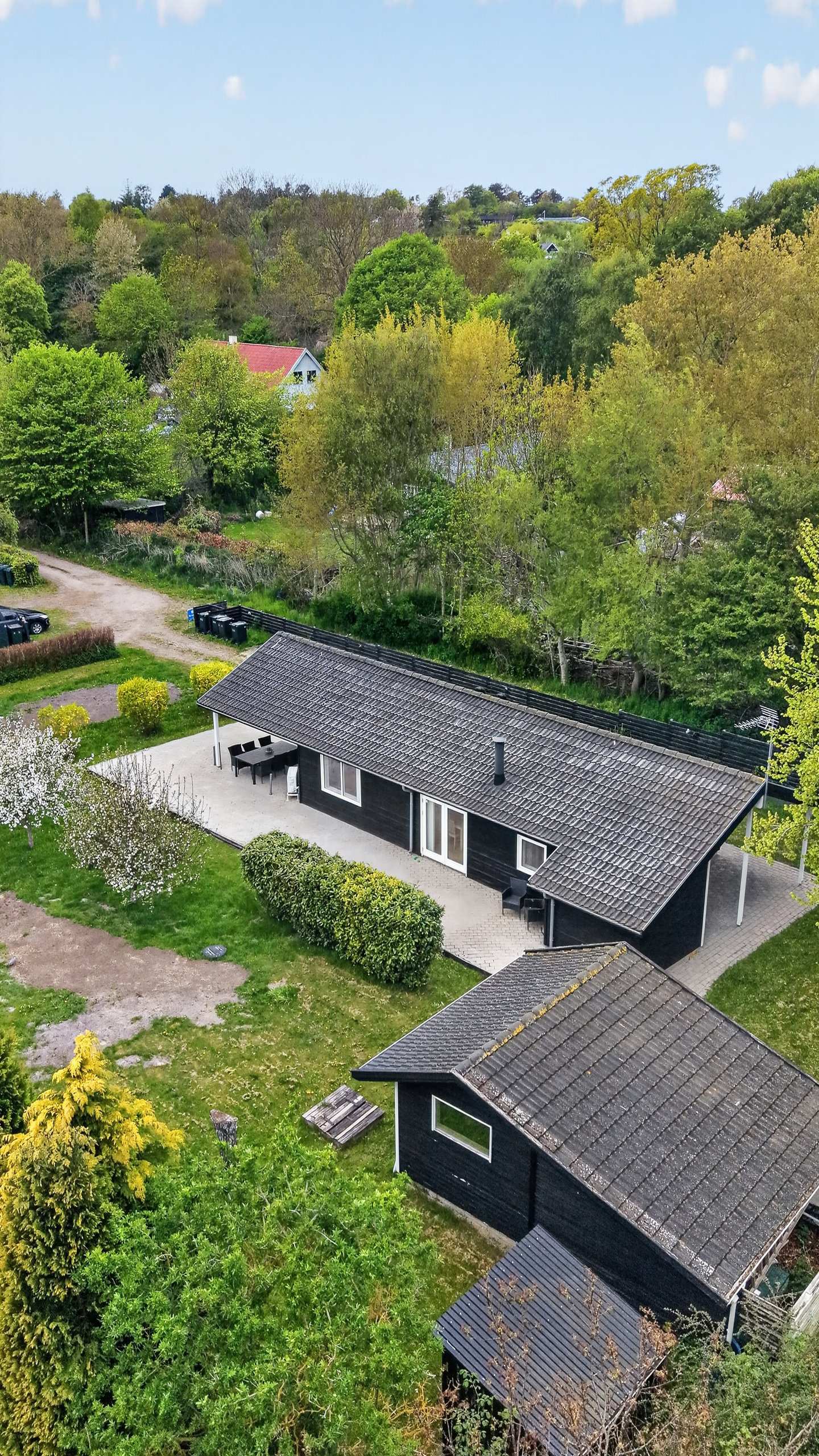 Fremhævet luftfoto billede i fuldskærmstilstand. Billede af Klintvej 131E, Klint, 4500 Nykøbing Sj