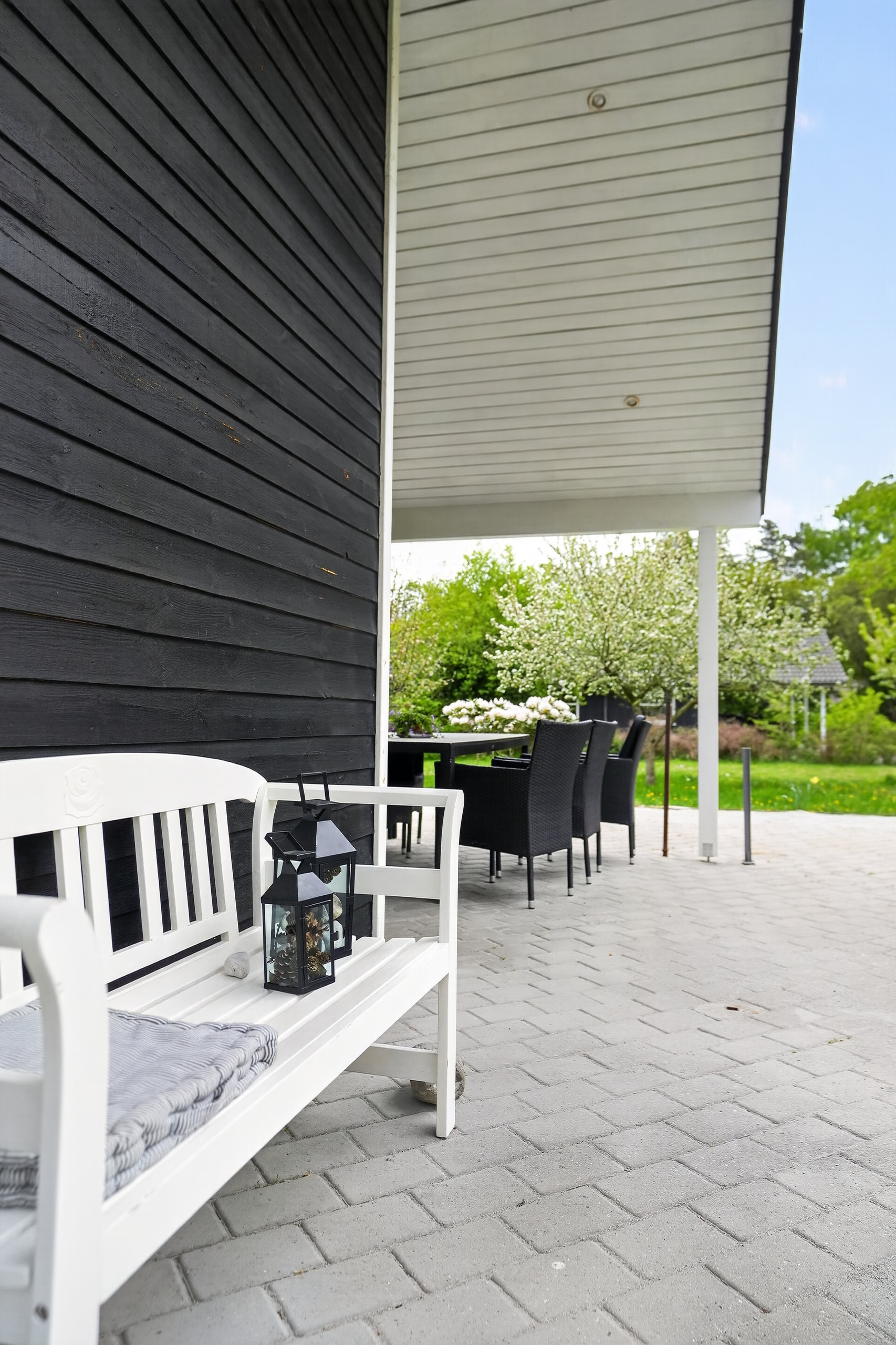 Fremhævet terrasse billede i fuldskærmstilstand. Billede af Klintvej 131E, Klint, 4500 Nykøbing Sj