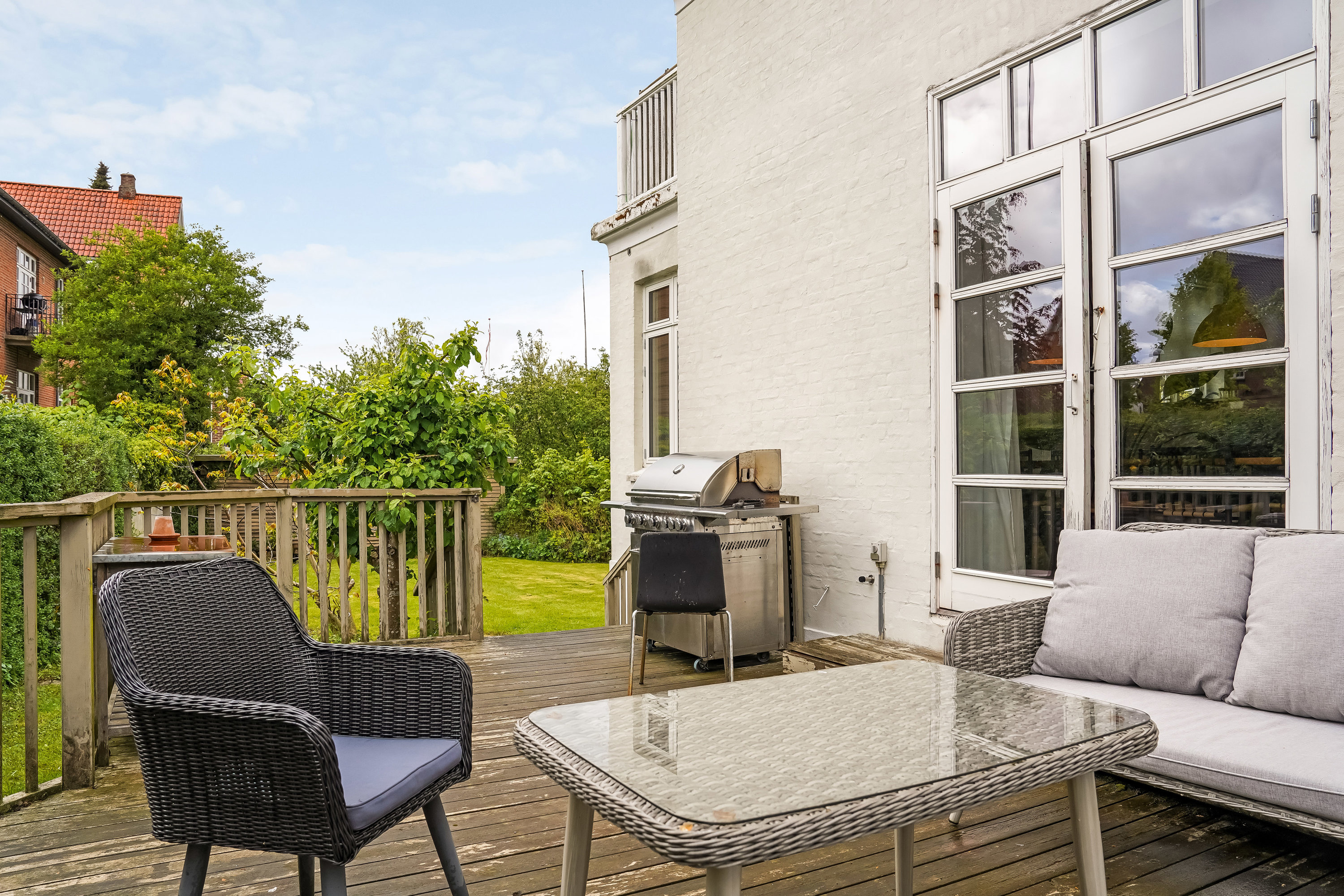 Fremhævet terrasse billede i fuldskærmstilstand. Billede af Hunderupvej 95, st.., 5230 Odense M