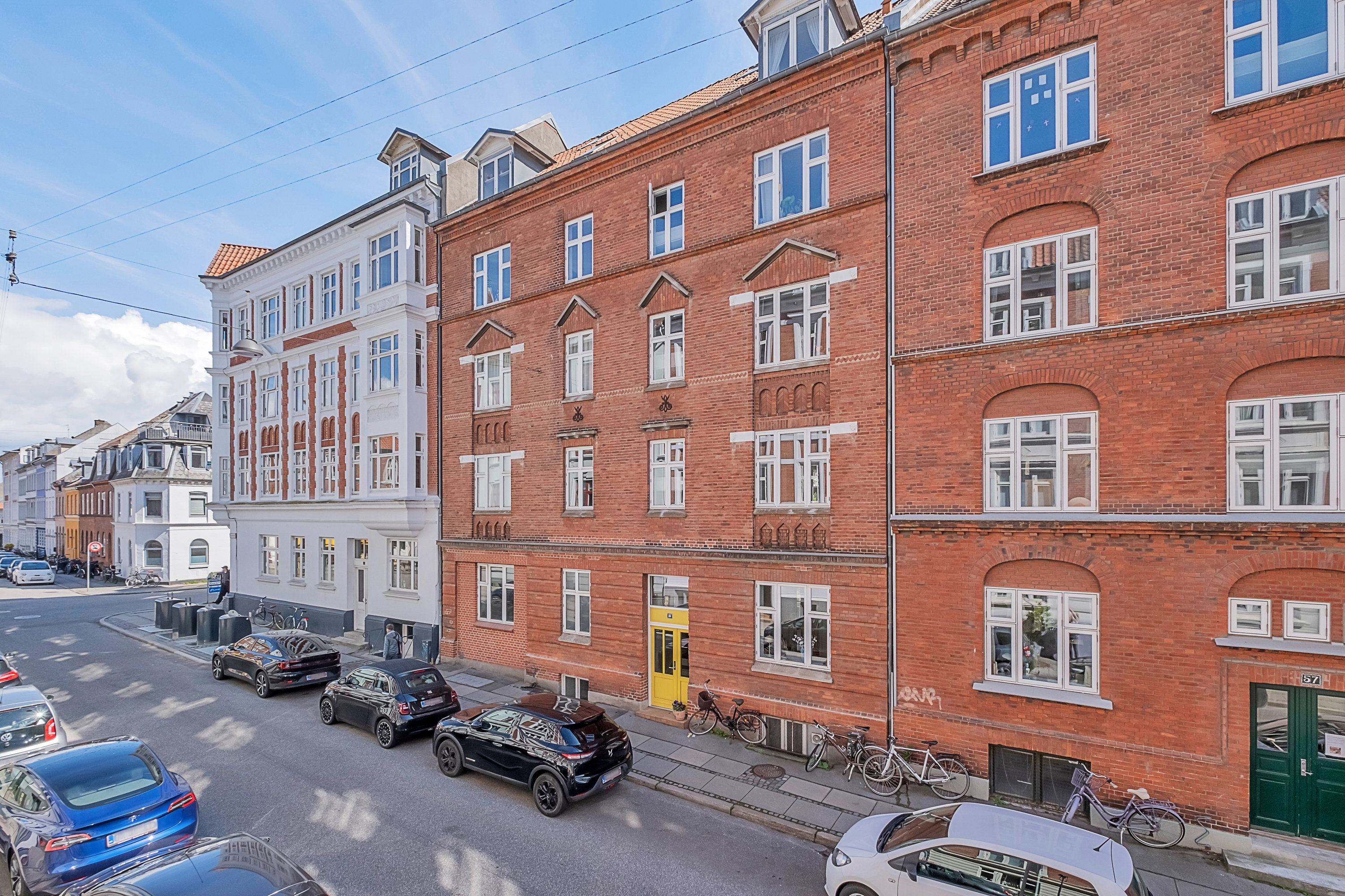Fremhævet facade billede i fuldskærmstilstand. Billede af Bülowsgade 55, 2. th., 8000 Aarhus C