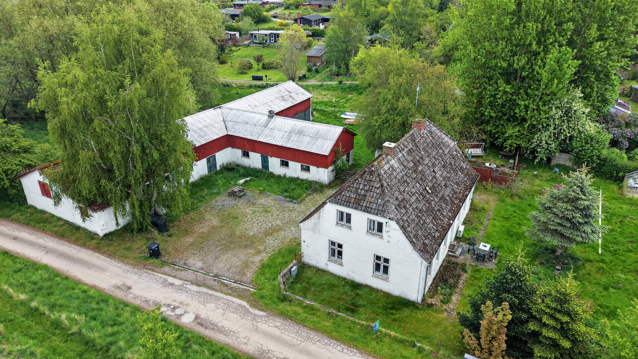 Fremhævet luftfoto billede i fuldskærmstilstand. Billede af Svovlsbjergvej 15, Kisserup, 4300 Holbæk