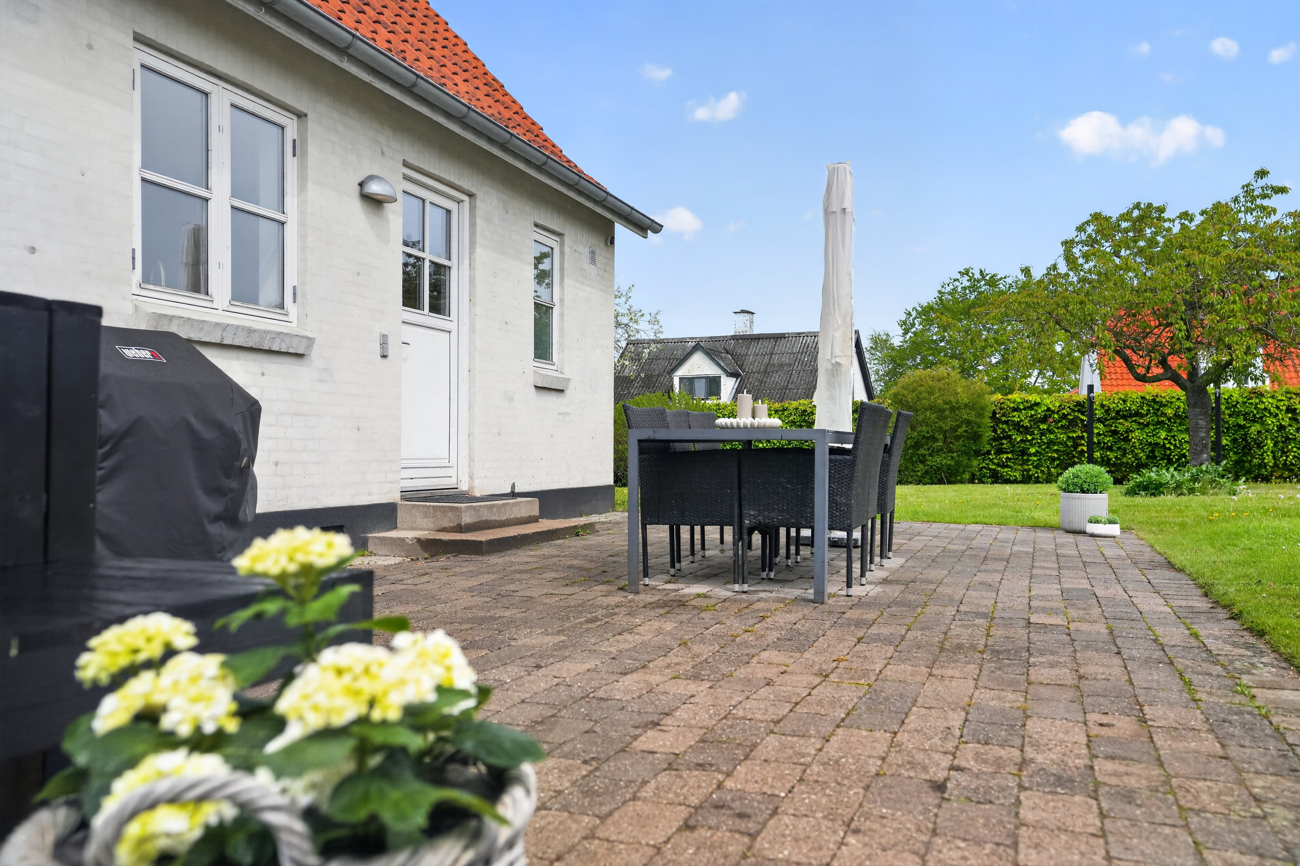 Fremhævet terrasse billede i fuldskærmstilstand. Billede af Gammelbrovej 12, 4300 Holbæk