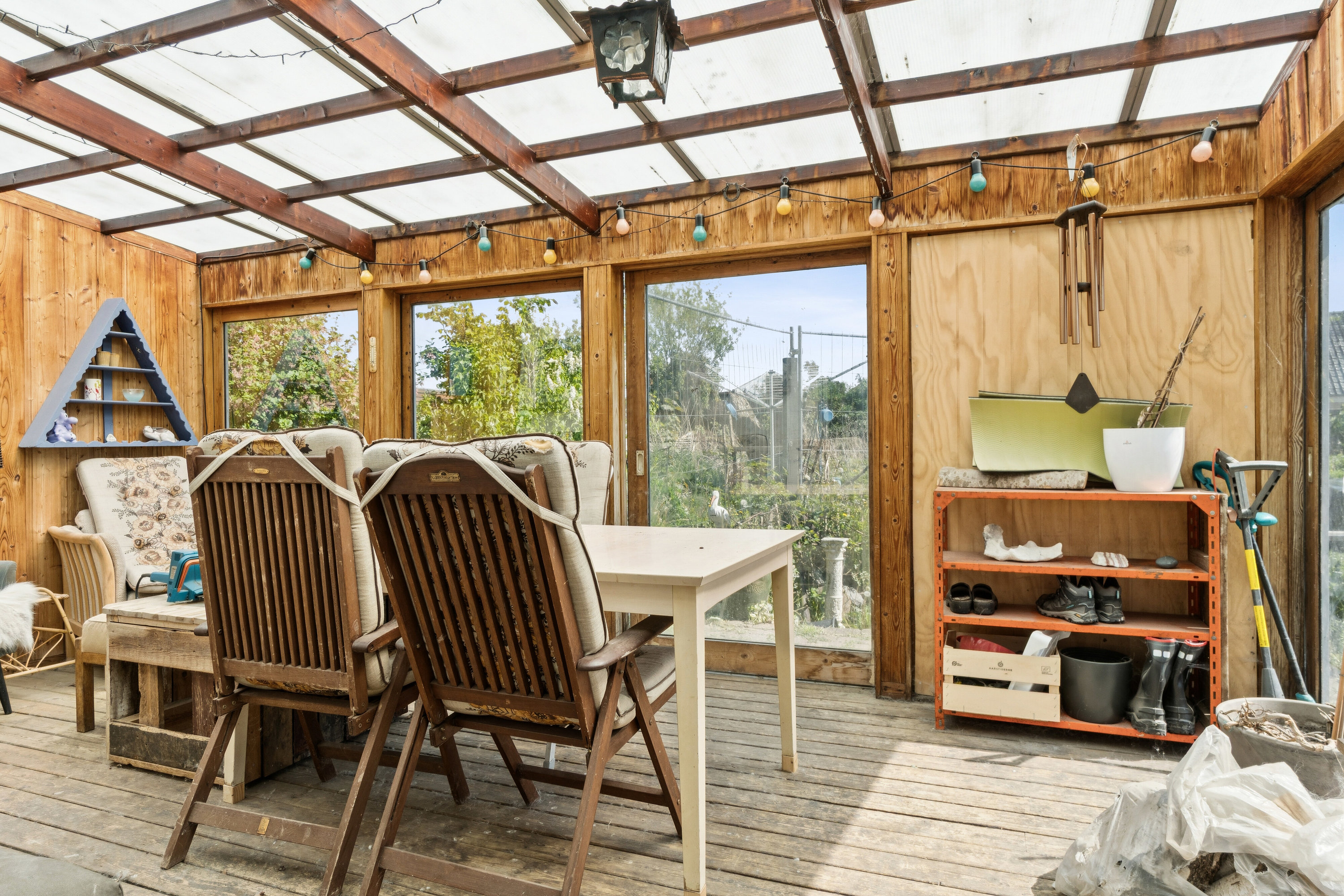 Fremhævet overdækket terrasse billede i fuldskærmstilstand. Billede af Sandvedvej 11, 4250 Fuglebjerg