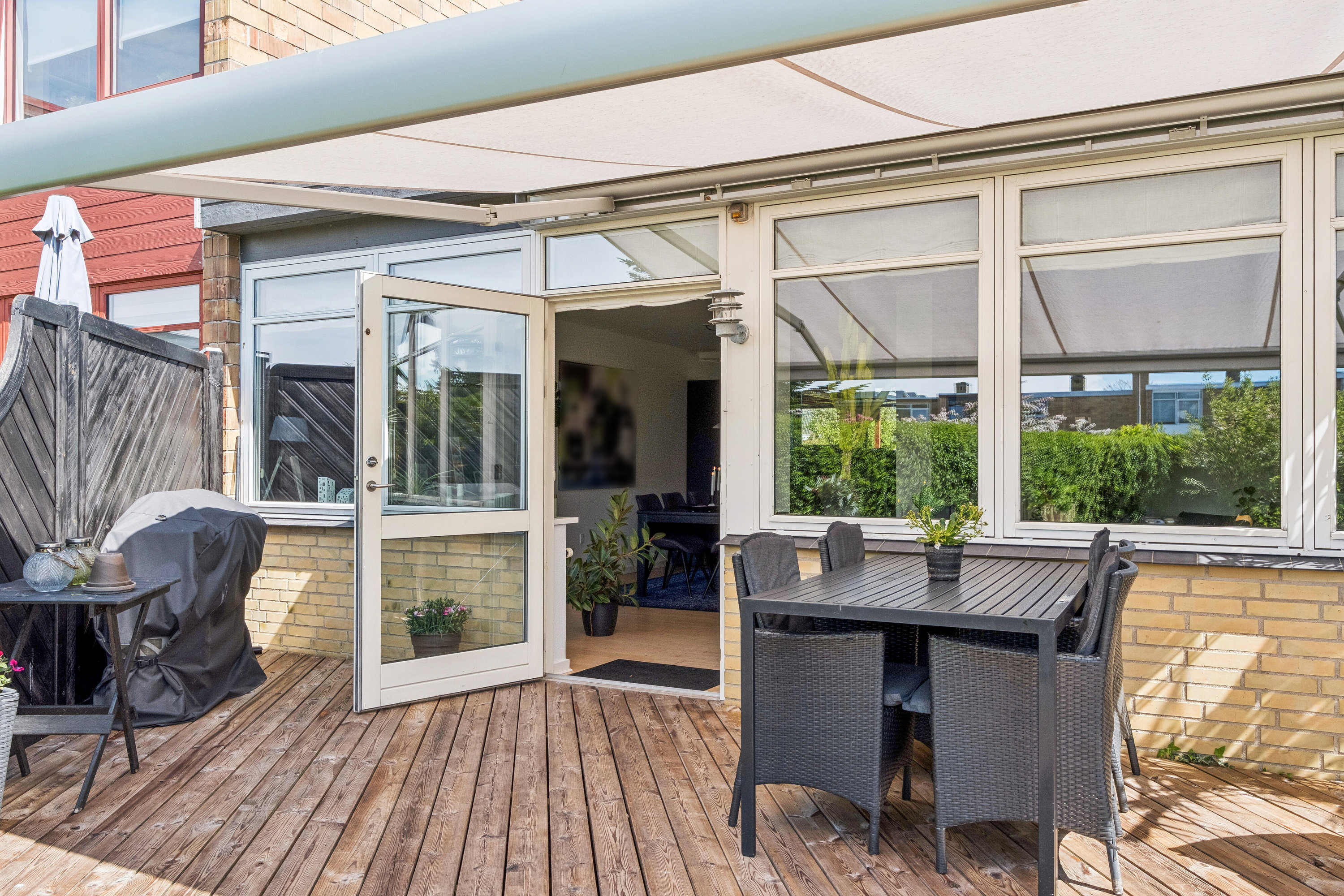 Fremhævet overdækket terrasse billede i fuldskærmstilstand. Billede af Strandhaven 19, 4400 Kalundborg