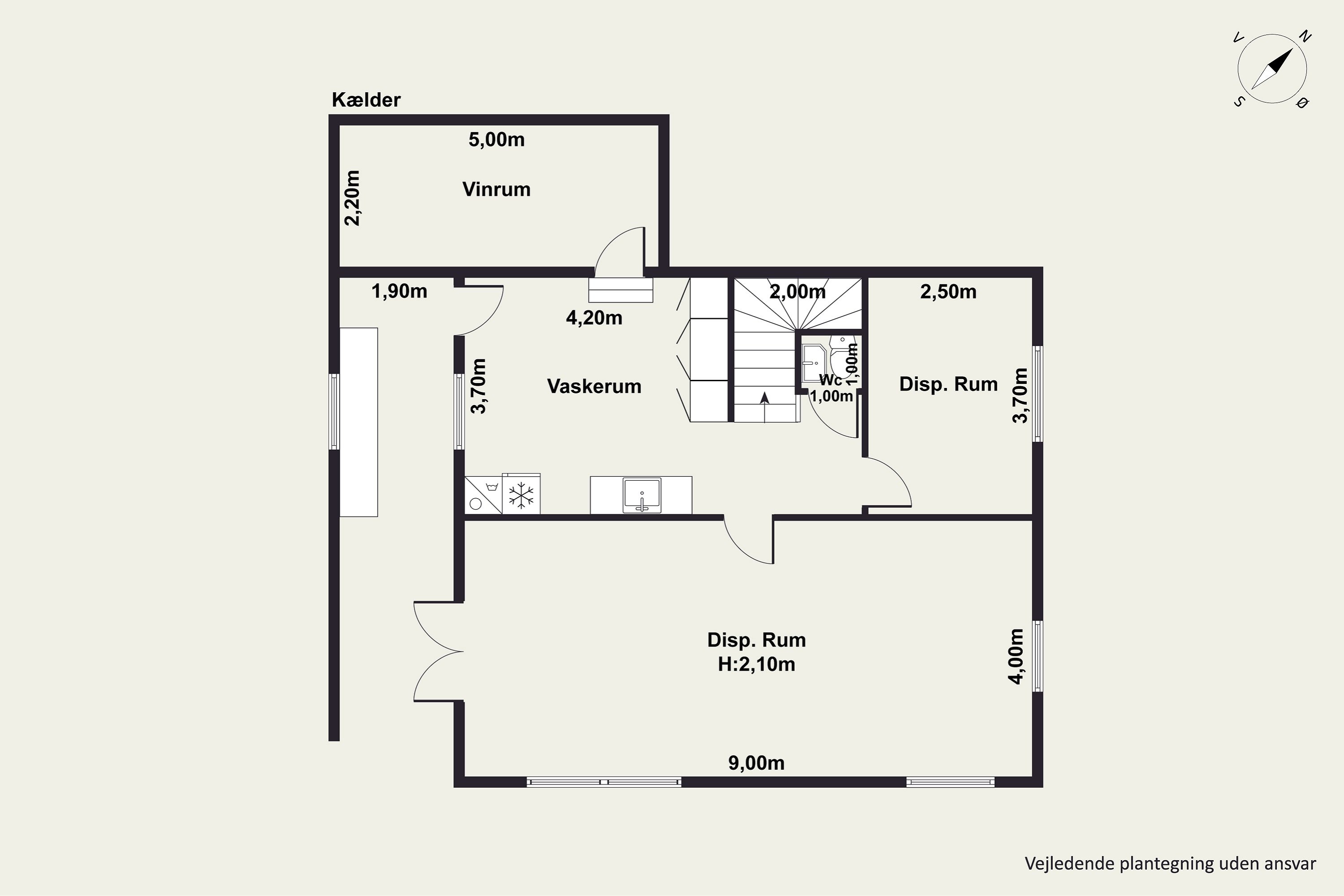 Plantegninger billede af Gl. Hobrovej 23, 8920 Randers NV