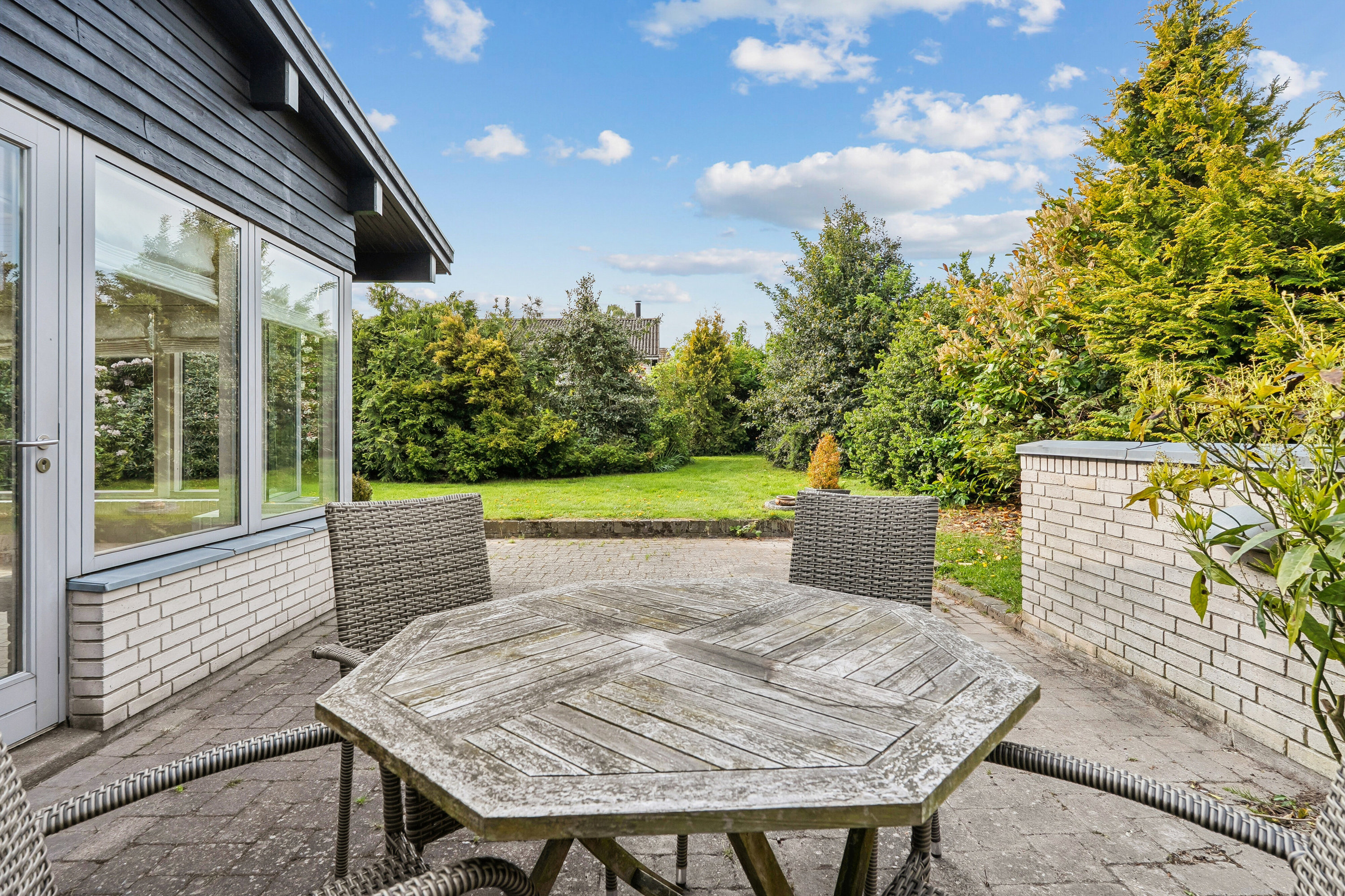 Fremhævet terrasse billede i fuldskærmstilstand. Billede af Hjørnehusvej 10, 4720 Præstø