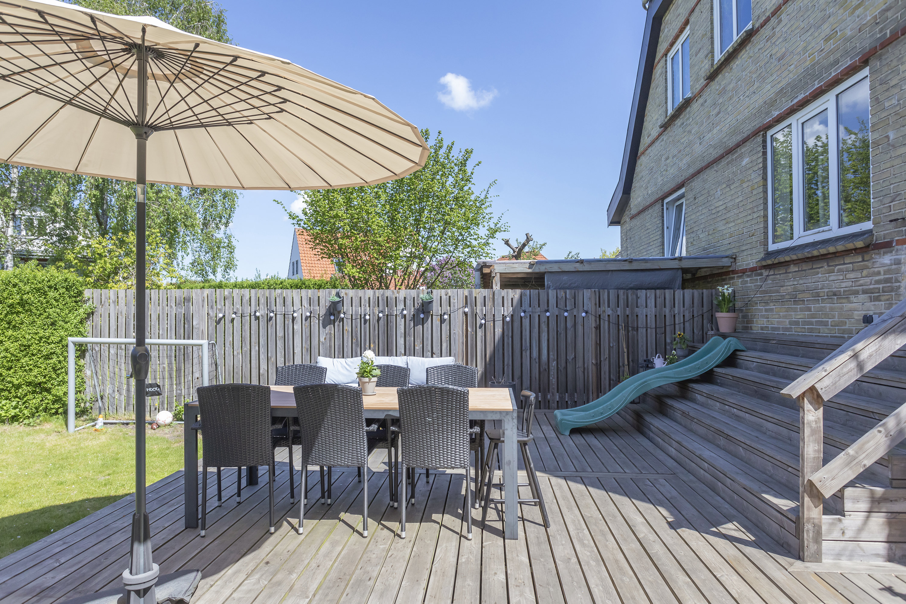 Fremhævet overdækket terrasse billede i fuldskærmstilstand. Billede af Tværagervej 36, st.., 2300 København S