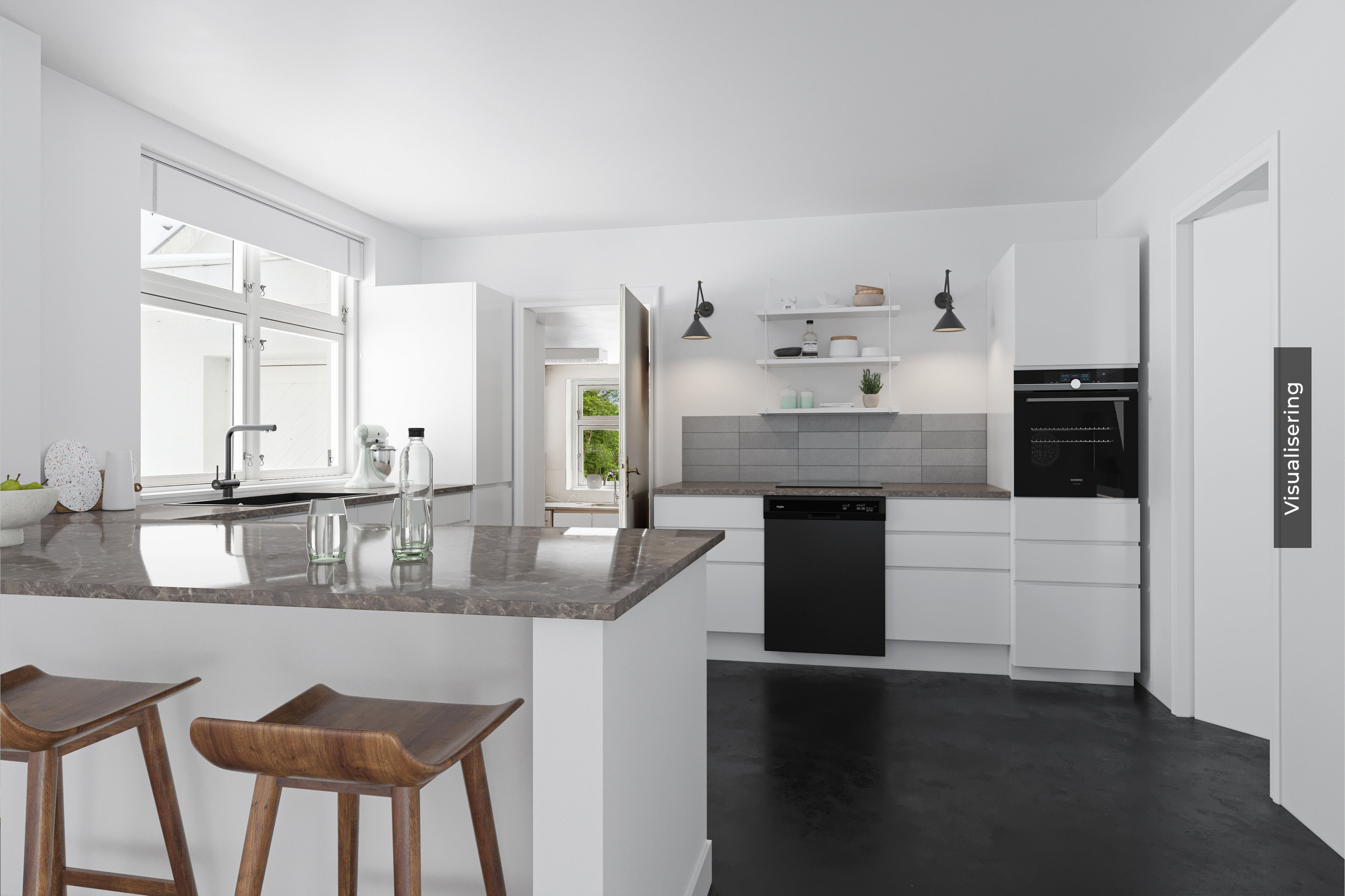 Fremhævet visualisering billede i fuldskærmstilstand. Billede af Bavnedamvej 20, Elmelund, 5200 Odense V