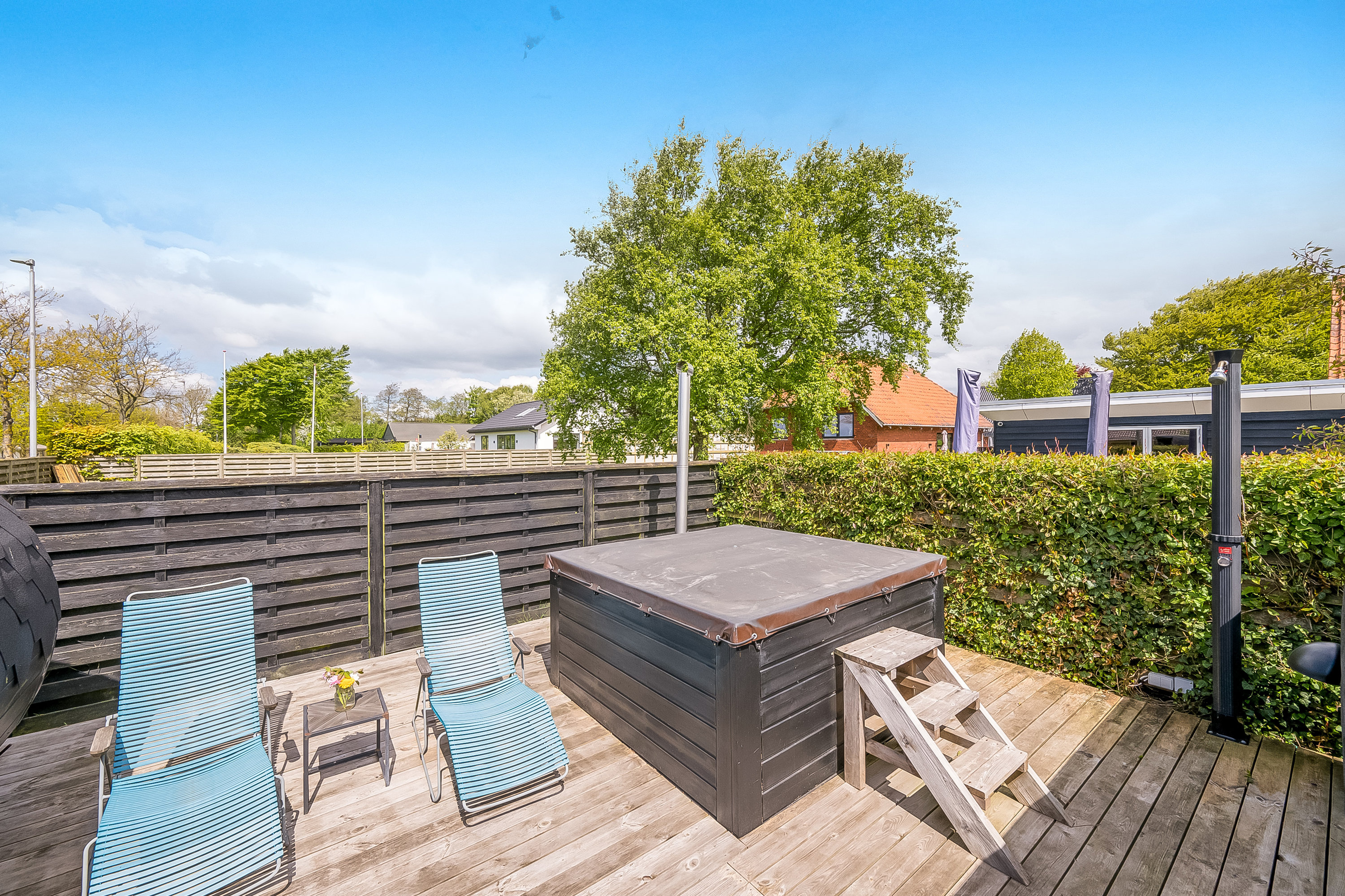 Fremhævet terrasse billede i fuldskærmstilstand. Billede af Lundevej 15, 6900 Skjern