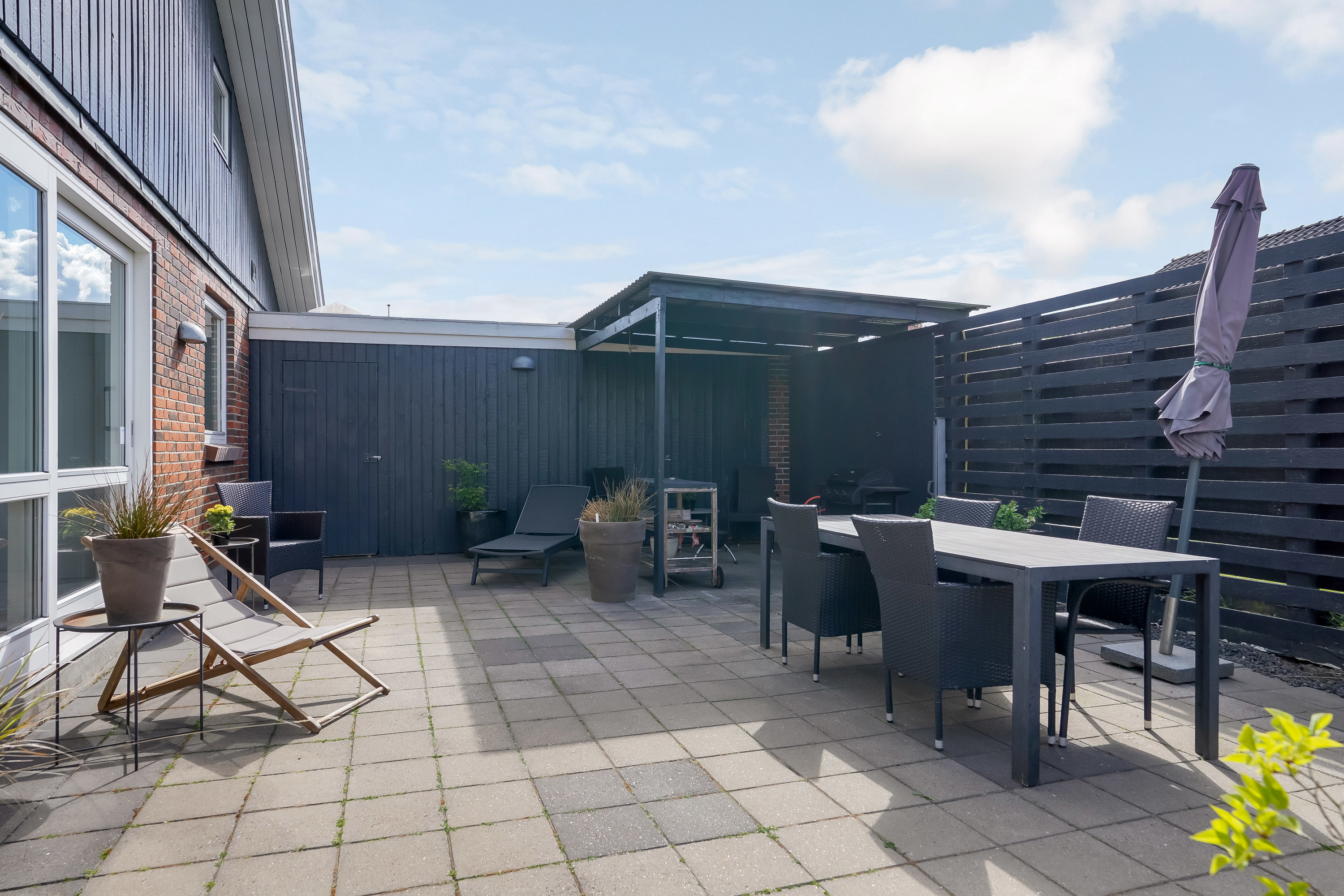 Fremhævet terrasse billede i fuldskærmstilstand. Billede af Østerled 4, 8740 Brædstrup