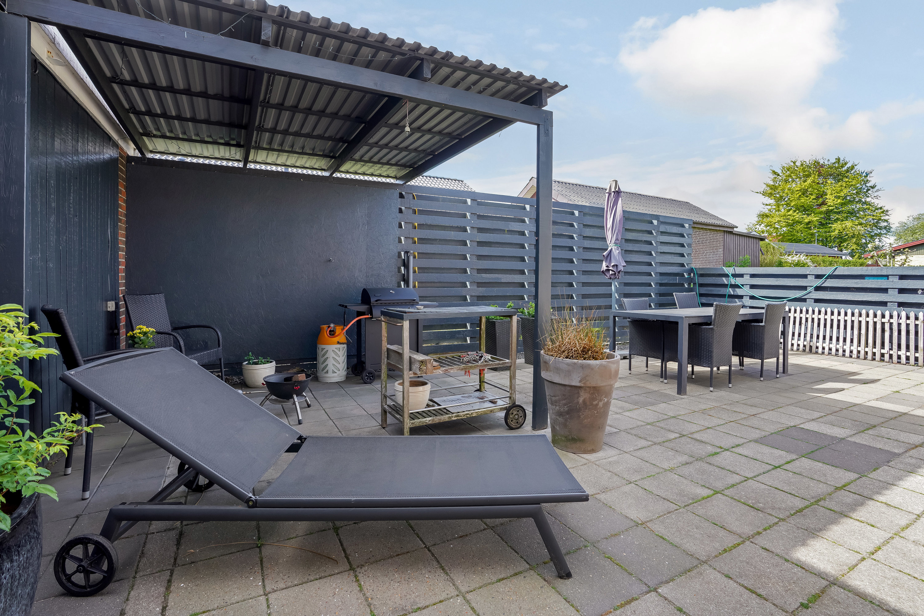 Fremhævet terrasse billede i fuldskærmstilstand. Billede af Østerled 4, 8740 Brædstrup