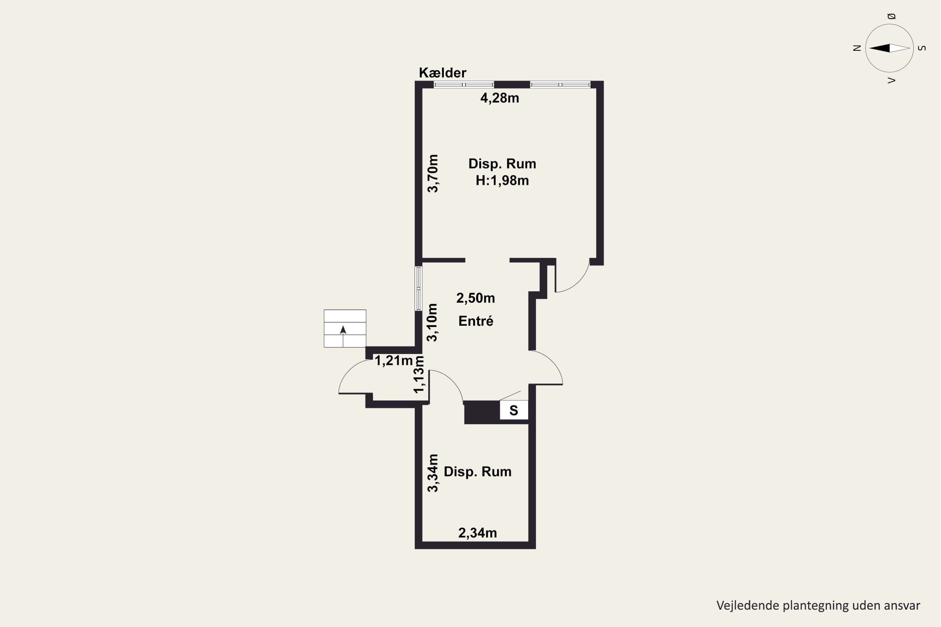 Plantegninger billede af Rathsacksvej 15, 2., 1862 Frederiksberg C