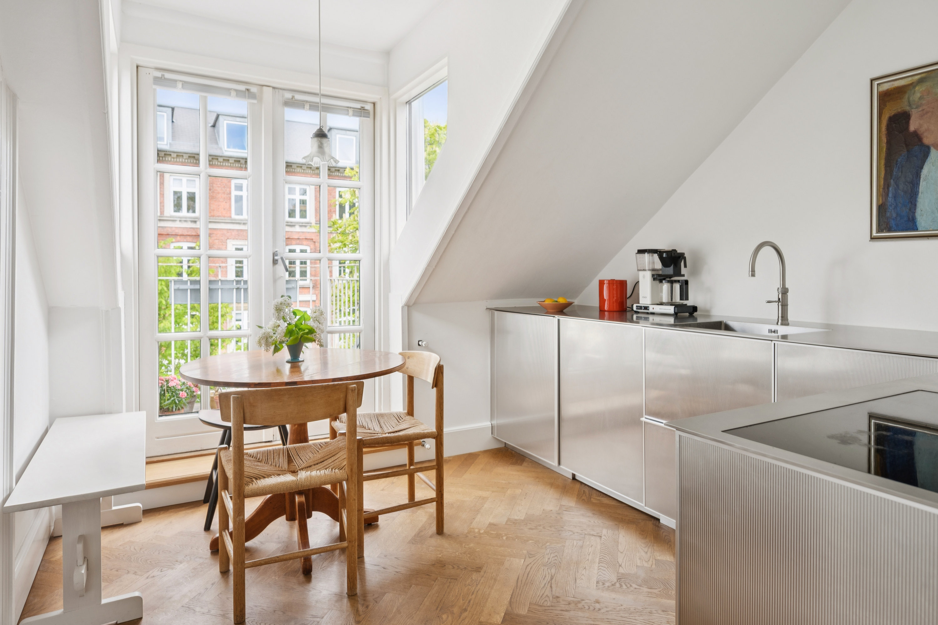 Fremhævet køkken billede i fuldskærmstilstand. Billede af Rathsacksvej 15, 2., 1862 Frederiksberg C