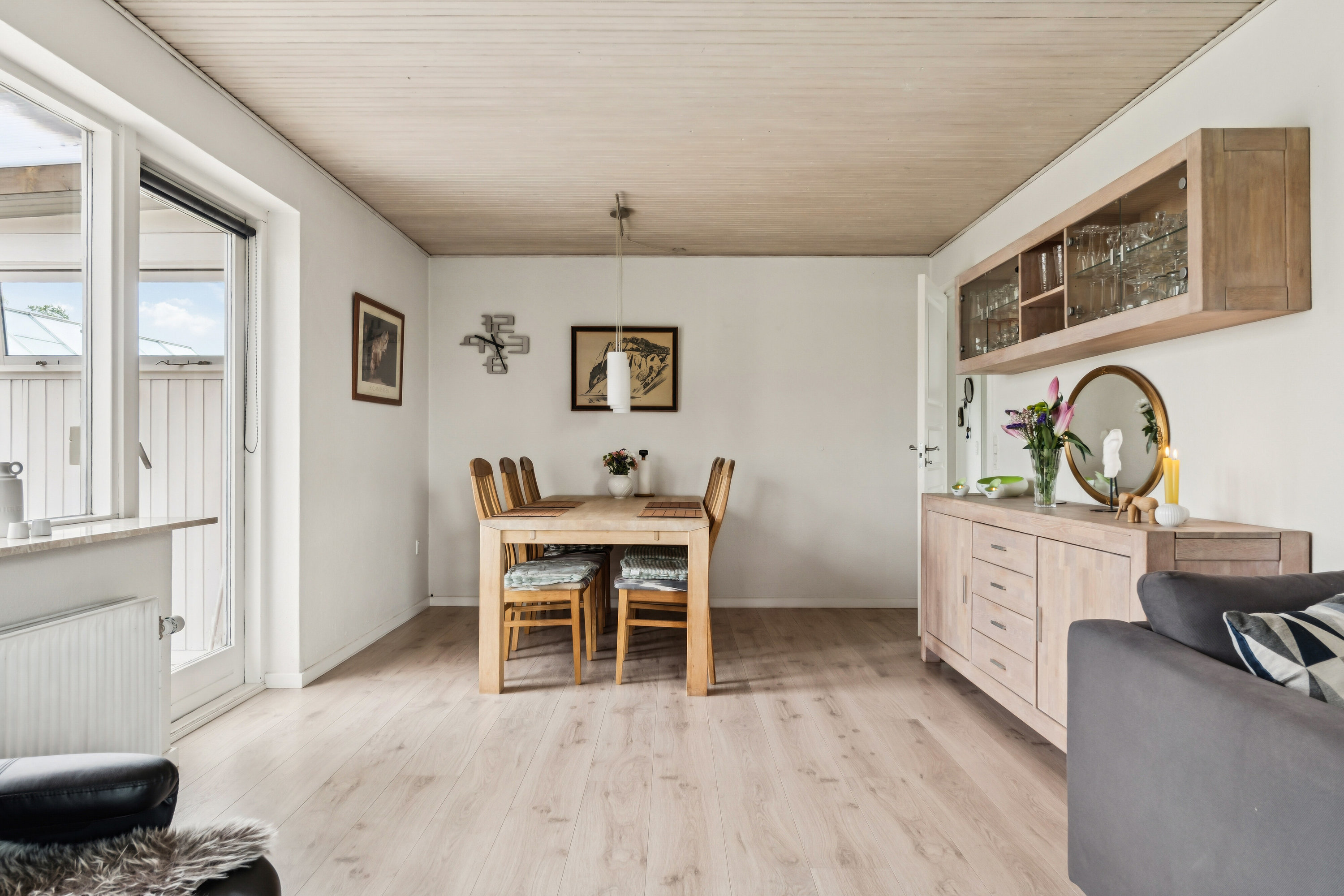 Fremhævet spisestue billede i fuldskærmstilstand. Billede af Gammelgårdsvej 56, Nørre Søby, 5792 Årslev
