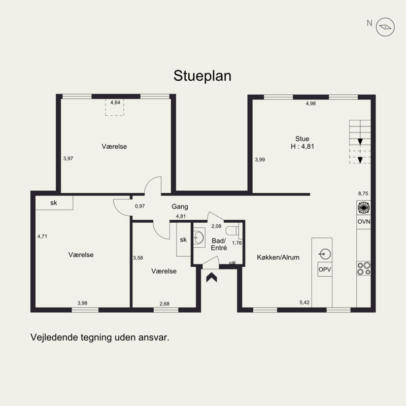Plantegninger billede af Aldersrovej 11, 5., Trøjborg, 8200 Aarhus N