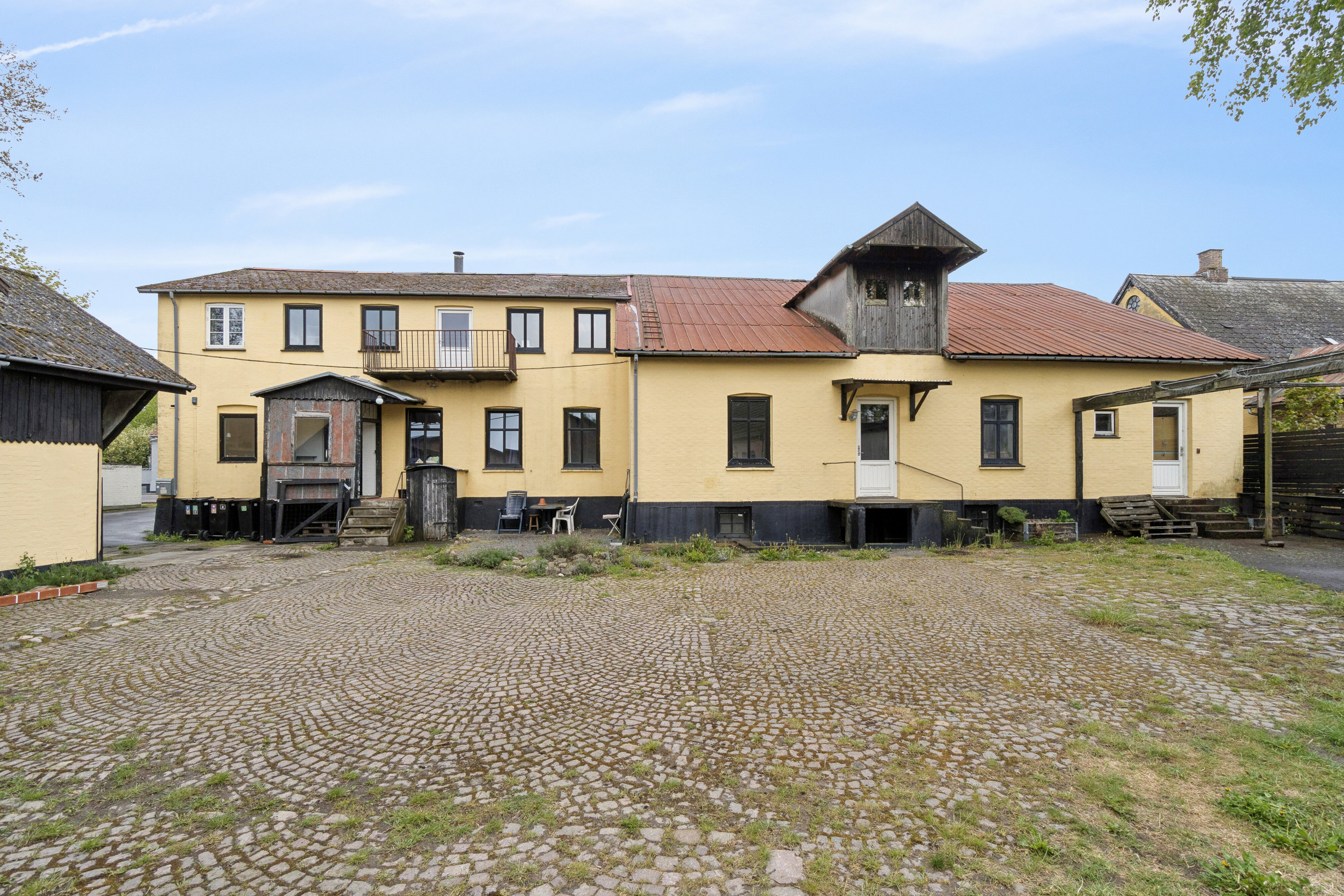 Fremhævet set fra haven billede i fuldskærmstilstand. Billede af Godthåbsvej 29, Østermarie, 3751 Østermarie
