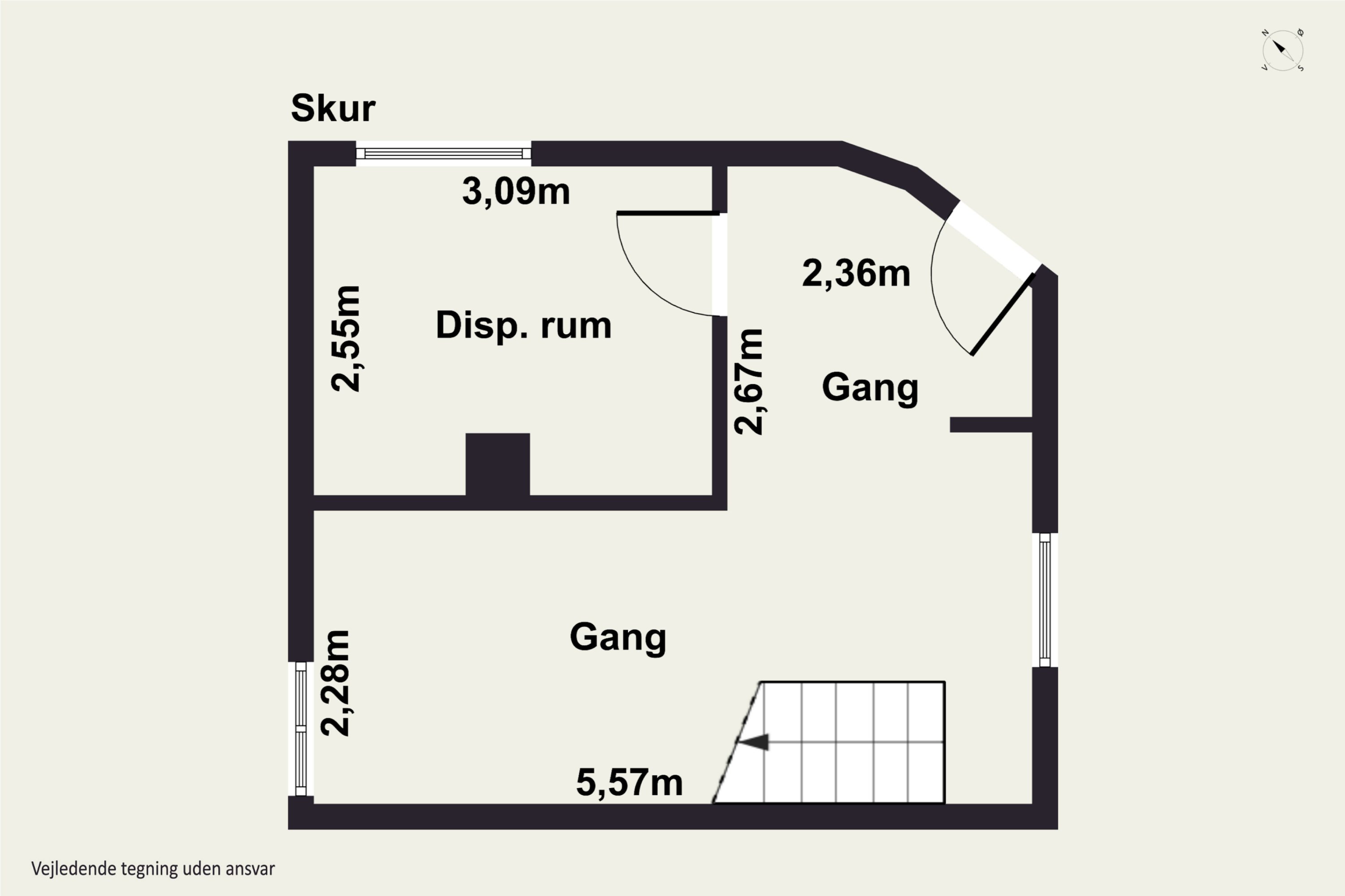 Plantegninger billede af Godthåbsvej 29, Østermarie, 3751 Østermarie